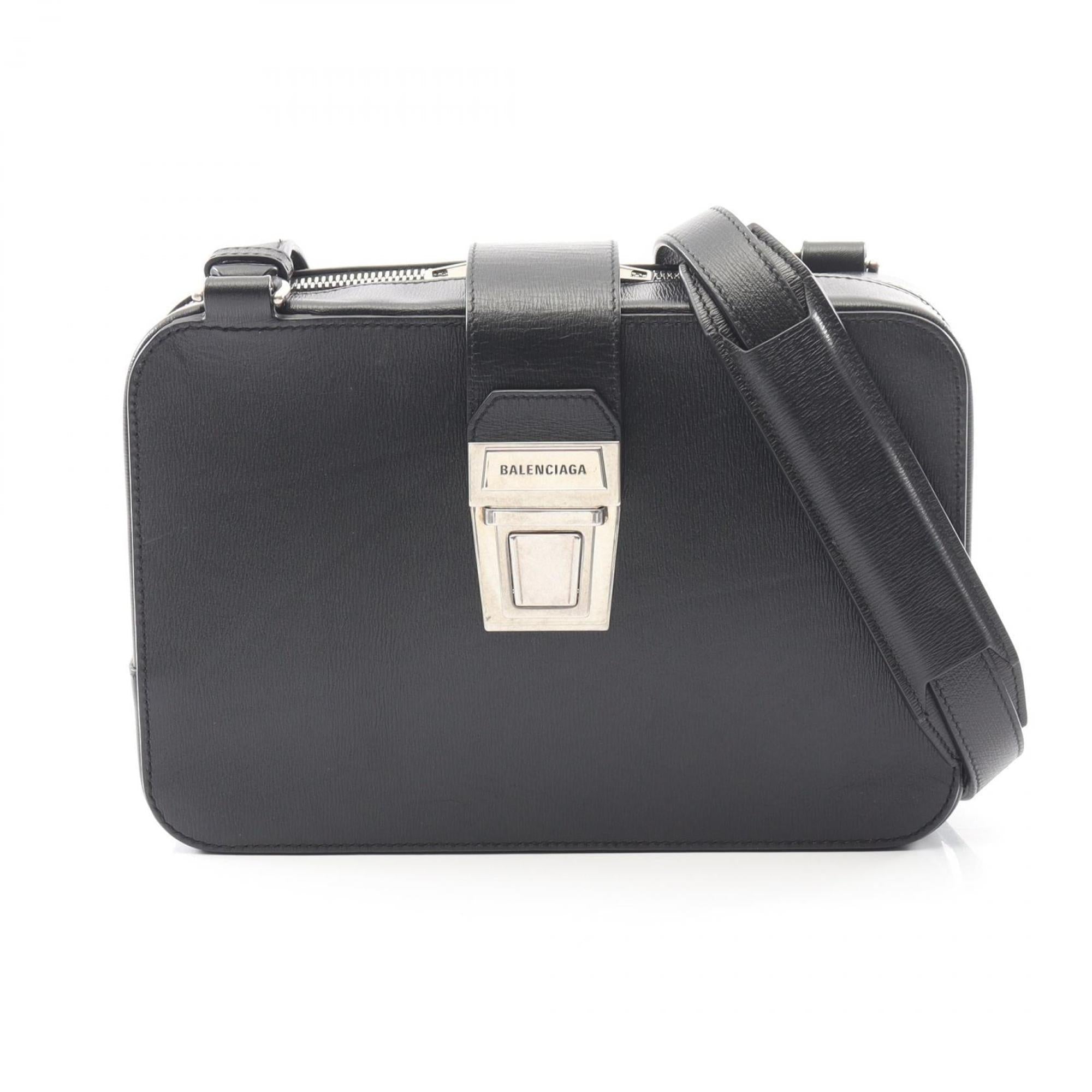 Balenciaga Black Leather Shoulder