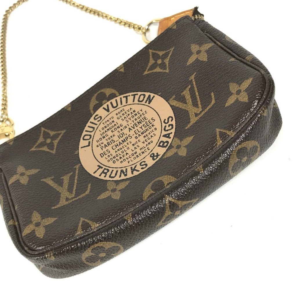 Louis Vuitton Brown Canvas Handbag Pochette