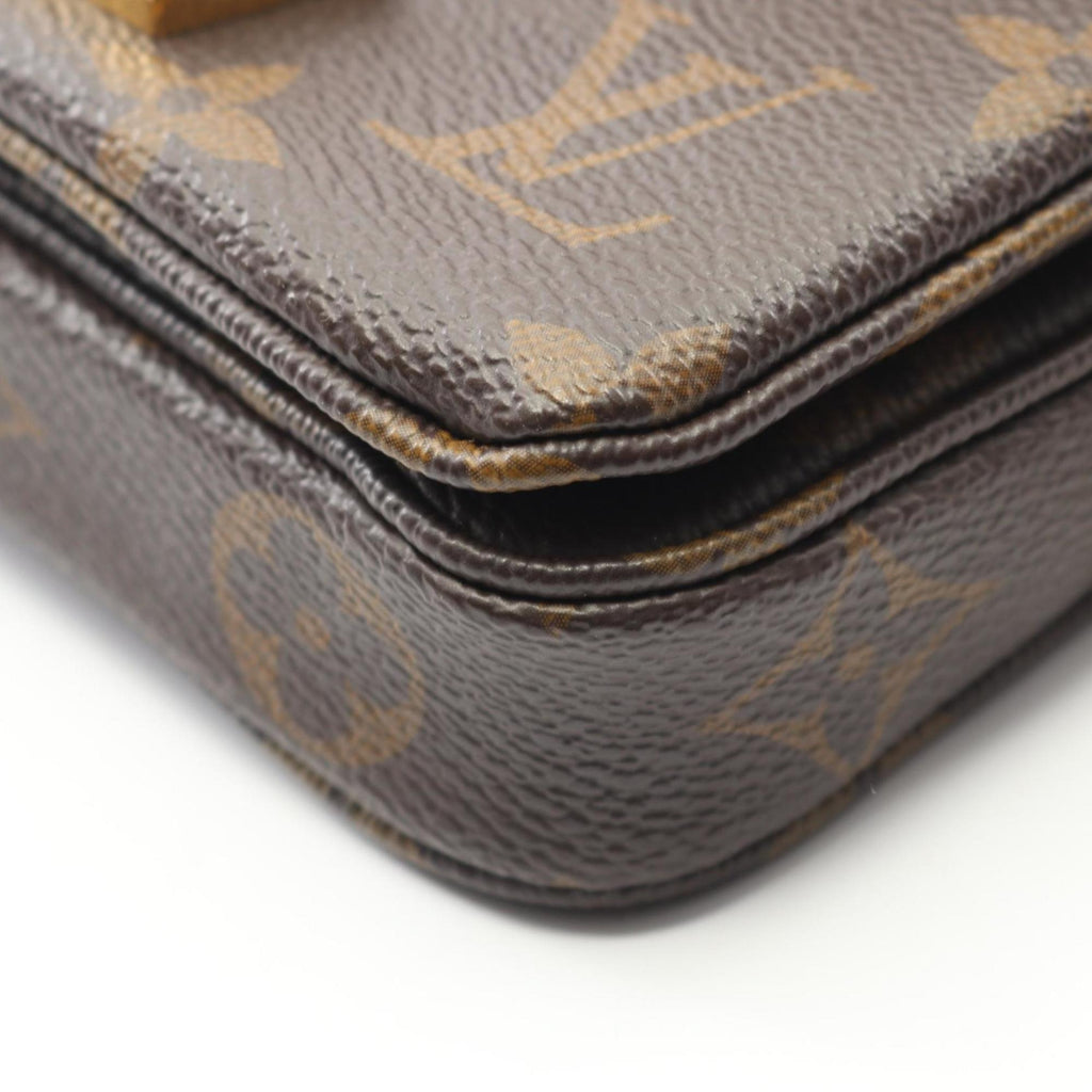 Louis Vuitton Brown Monogram Leather Handbag