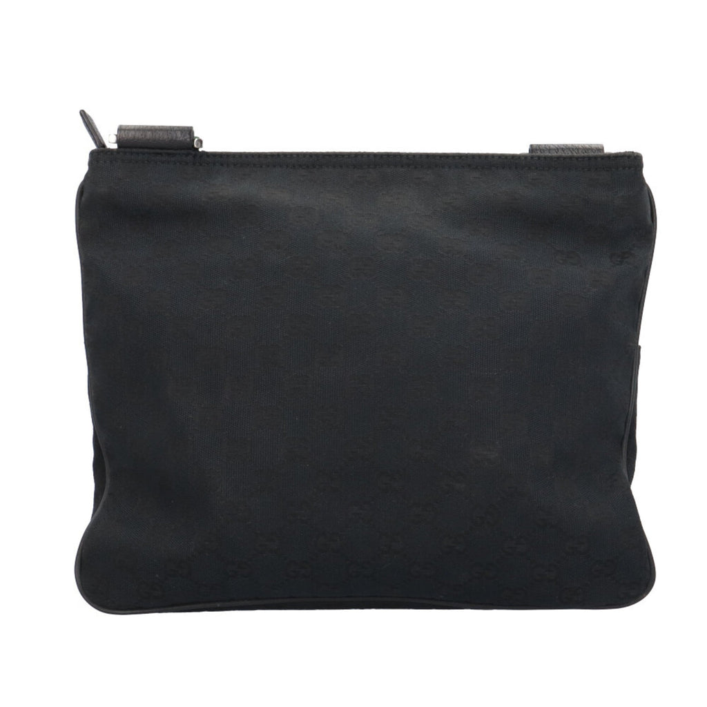 Gucci Black Gg Canvas Shoulder Bag (Pre-Owned)