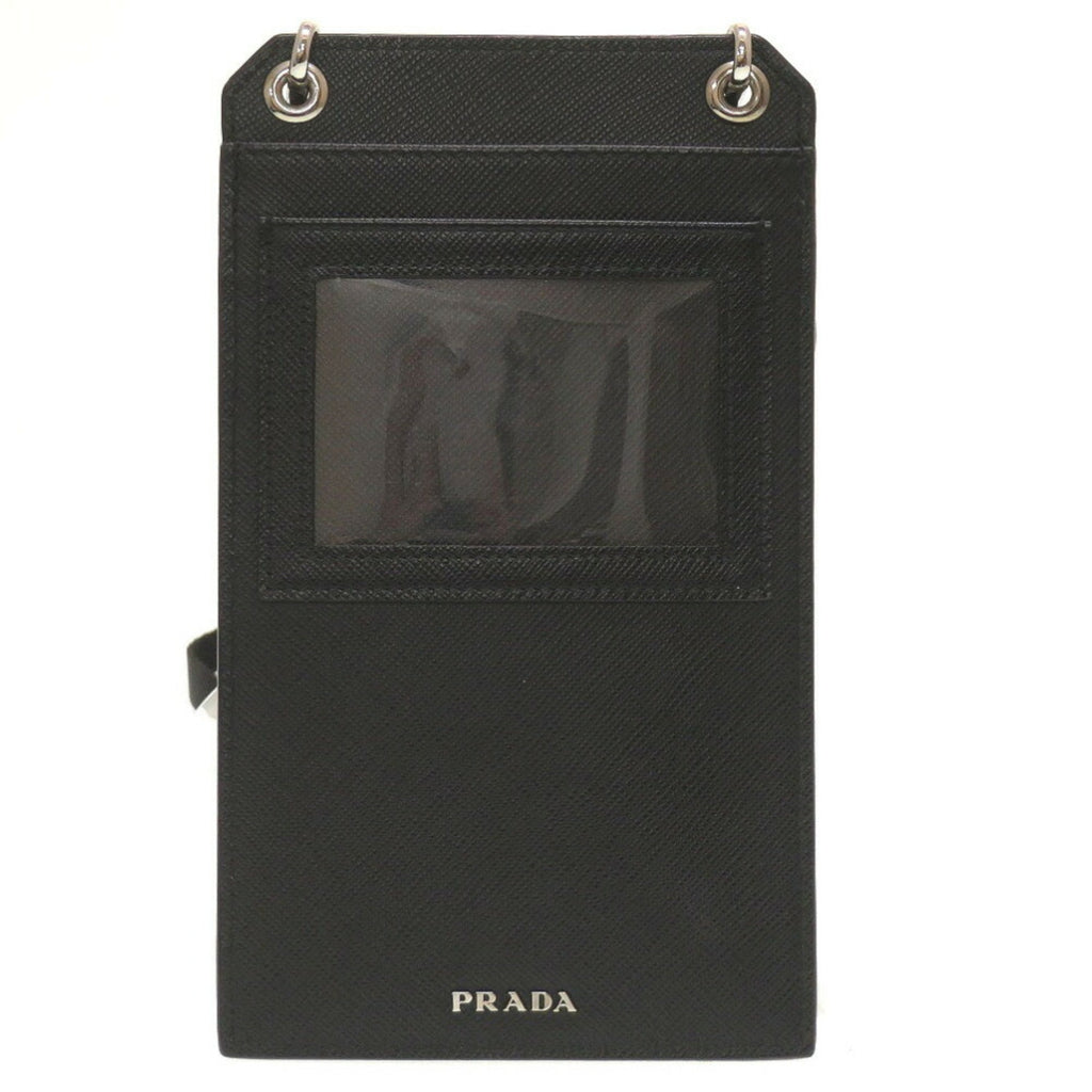 Prada Black Leather Shoulder Bag