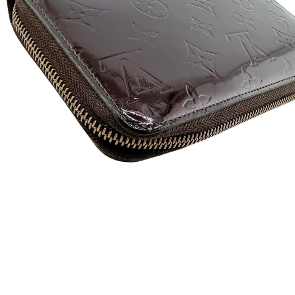 Louis Vuitton Magenta Monogram Vernis Long Wallet