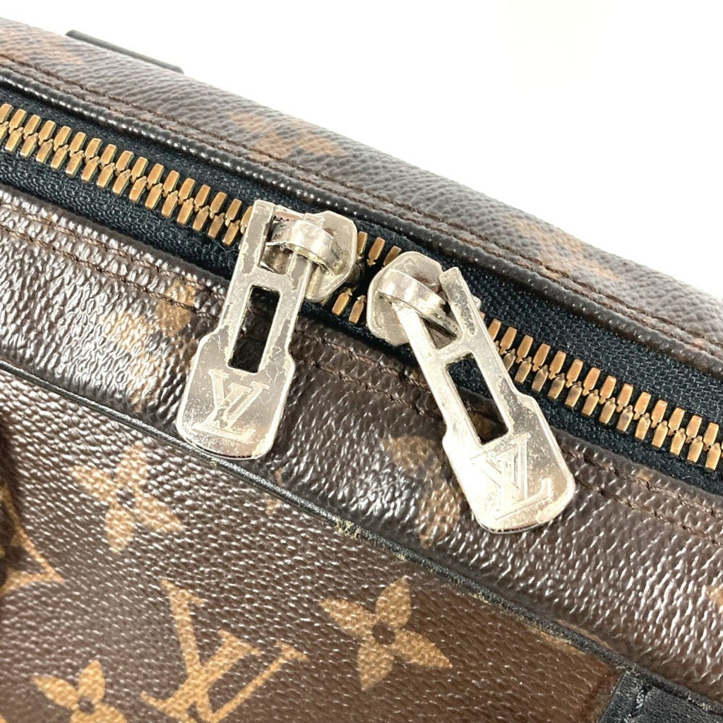 Louis Vuitton Black Brown Monogram Canvas Tote Bag