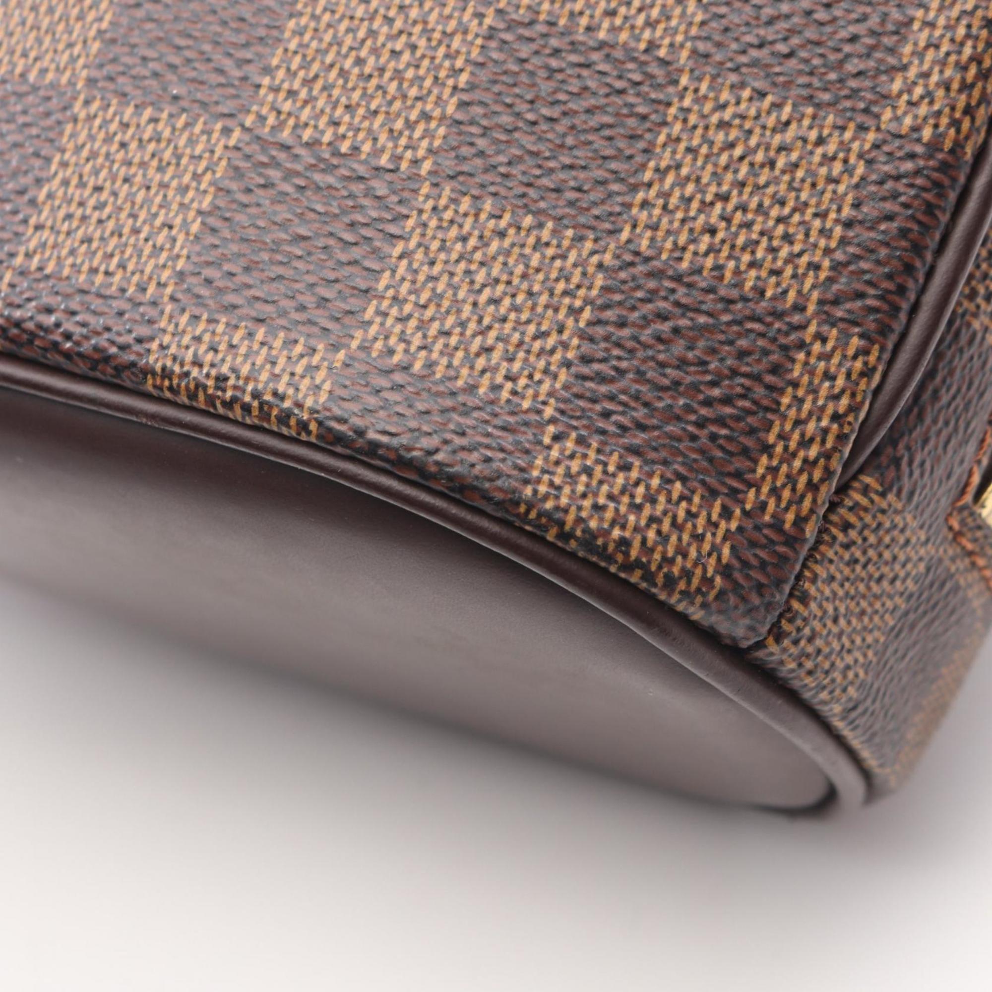 Louis Vuitton Brown Damier Canvas Ebene Coated Canvas Leather Handbag