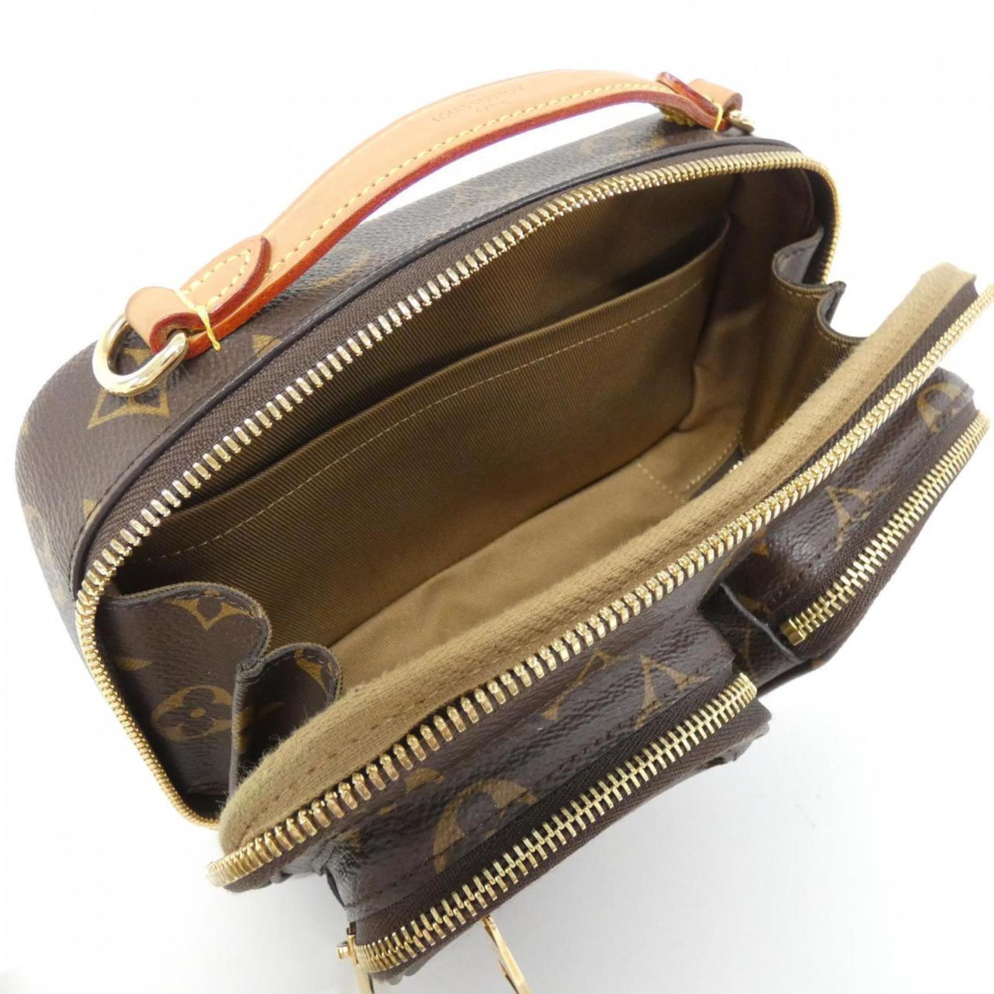 Louis Vuitton Marron Coated Canvas Shoulder Bag