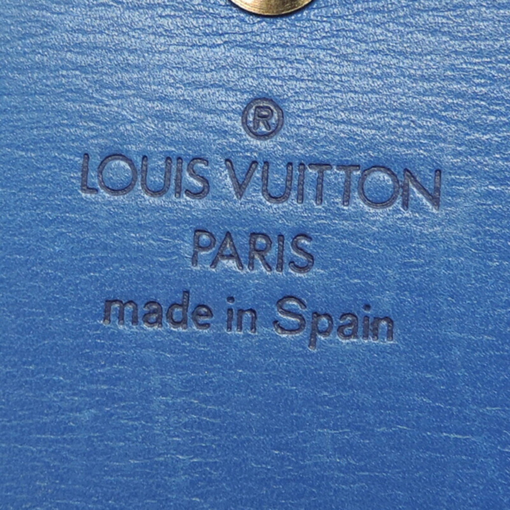 Louis Vuitton Blue Toledo Blue Epi Leather Long Wallet