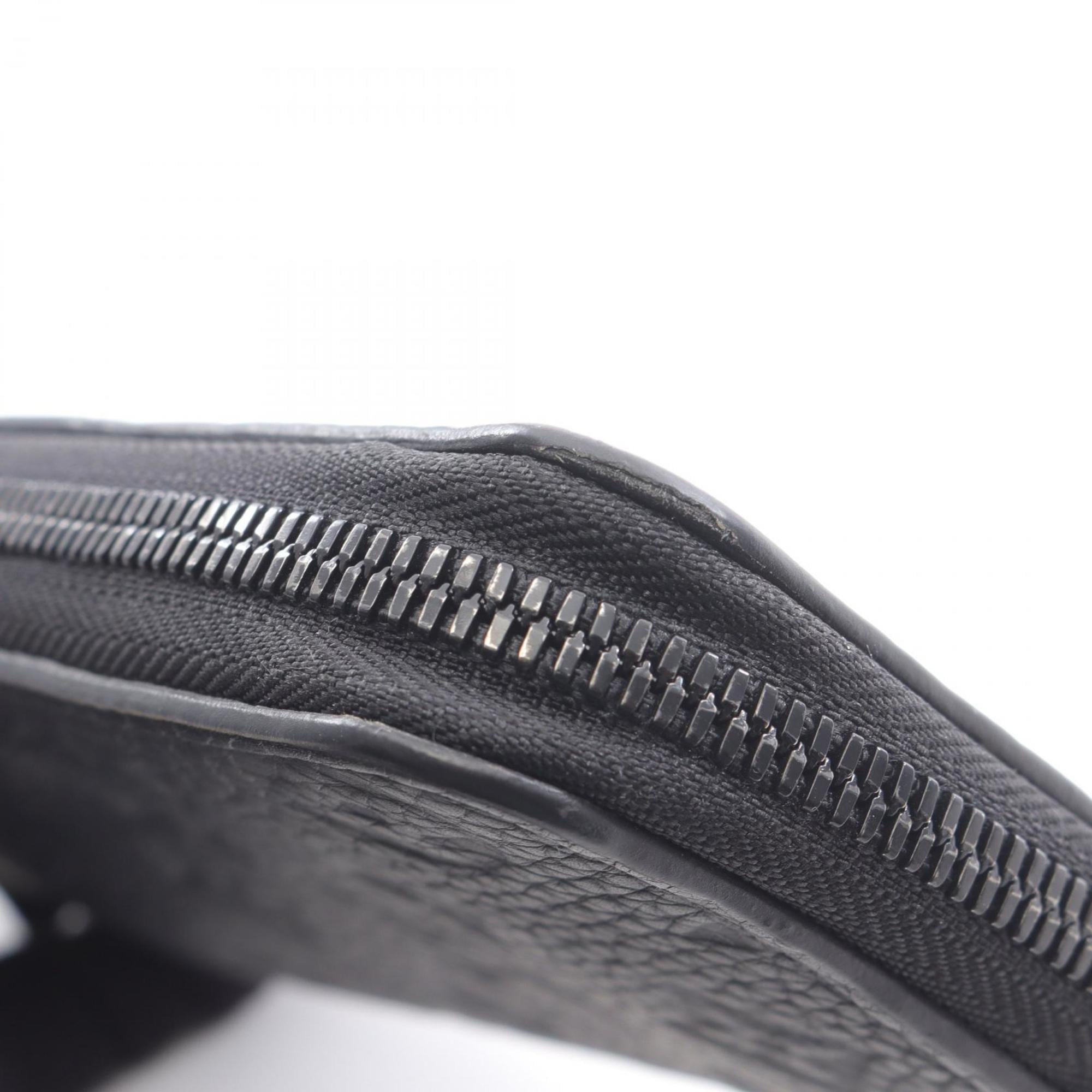 Louis Vuitton Black Noir Leather Long Wallet