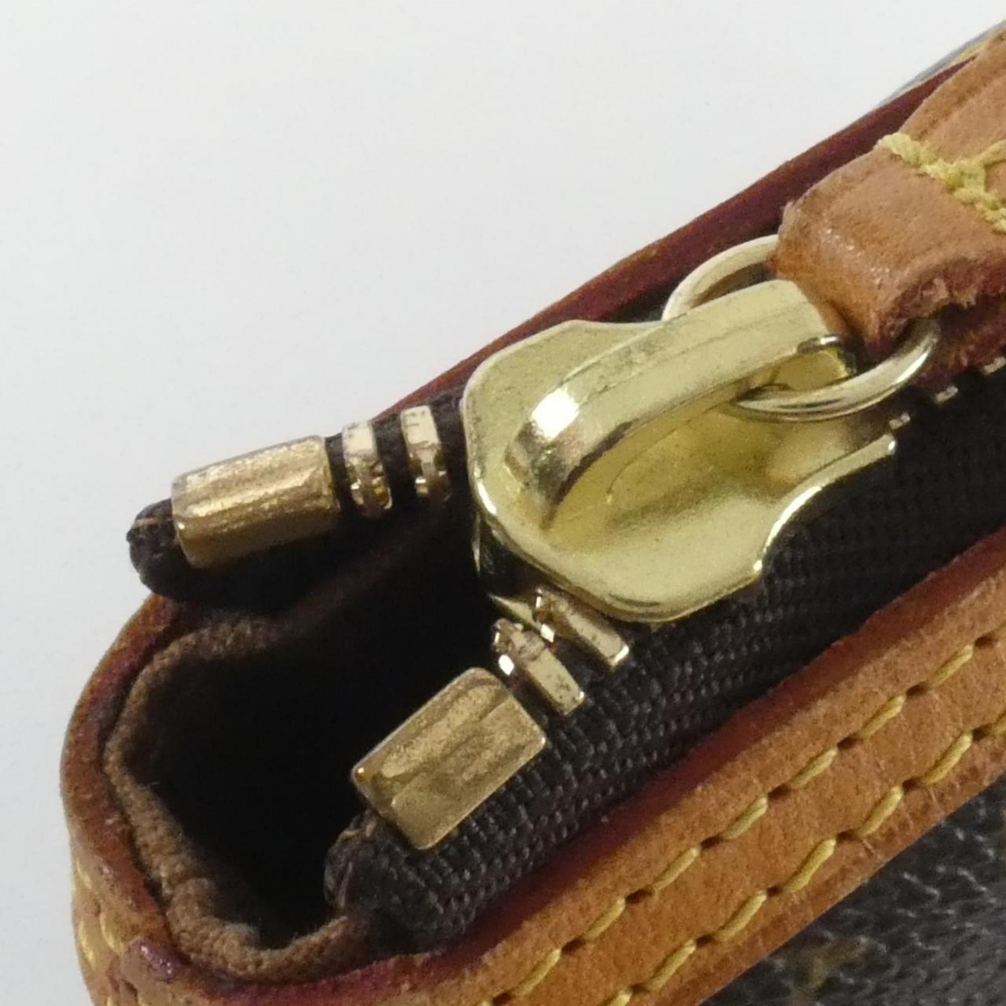 Louis Vuitton Brown Coated Canvas Handbag