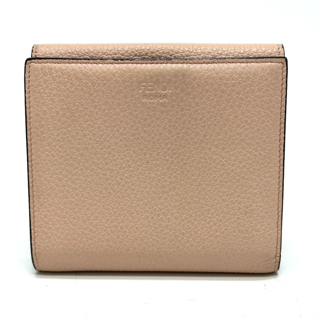 Fendi Pink Leather Wallet (Bi-Fold)