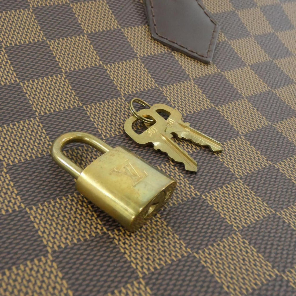 Louis Vuitton Brown Coated Canvas Handbag