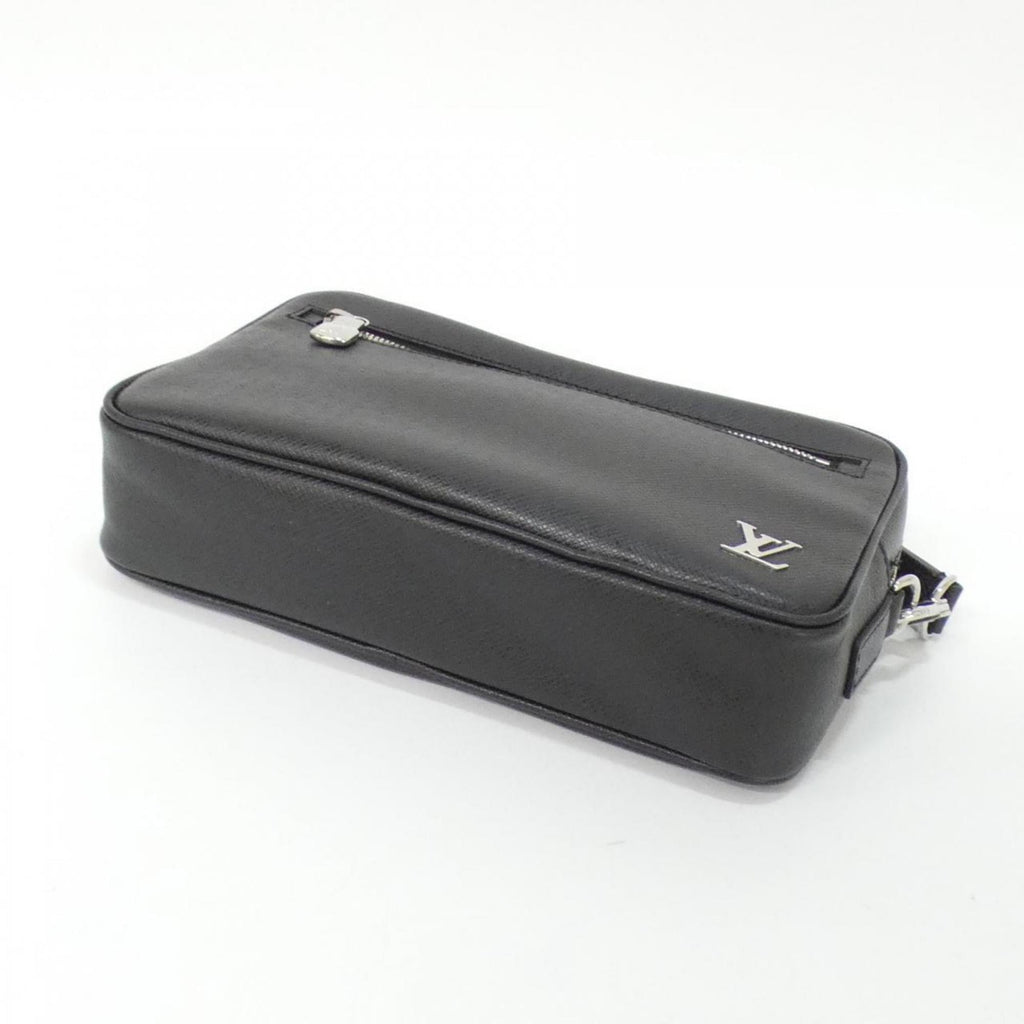 Louis Vuitton Black Leather Pochette