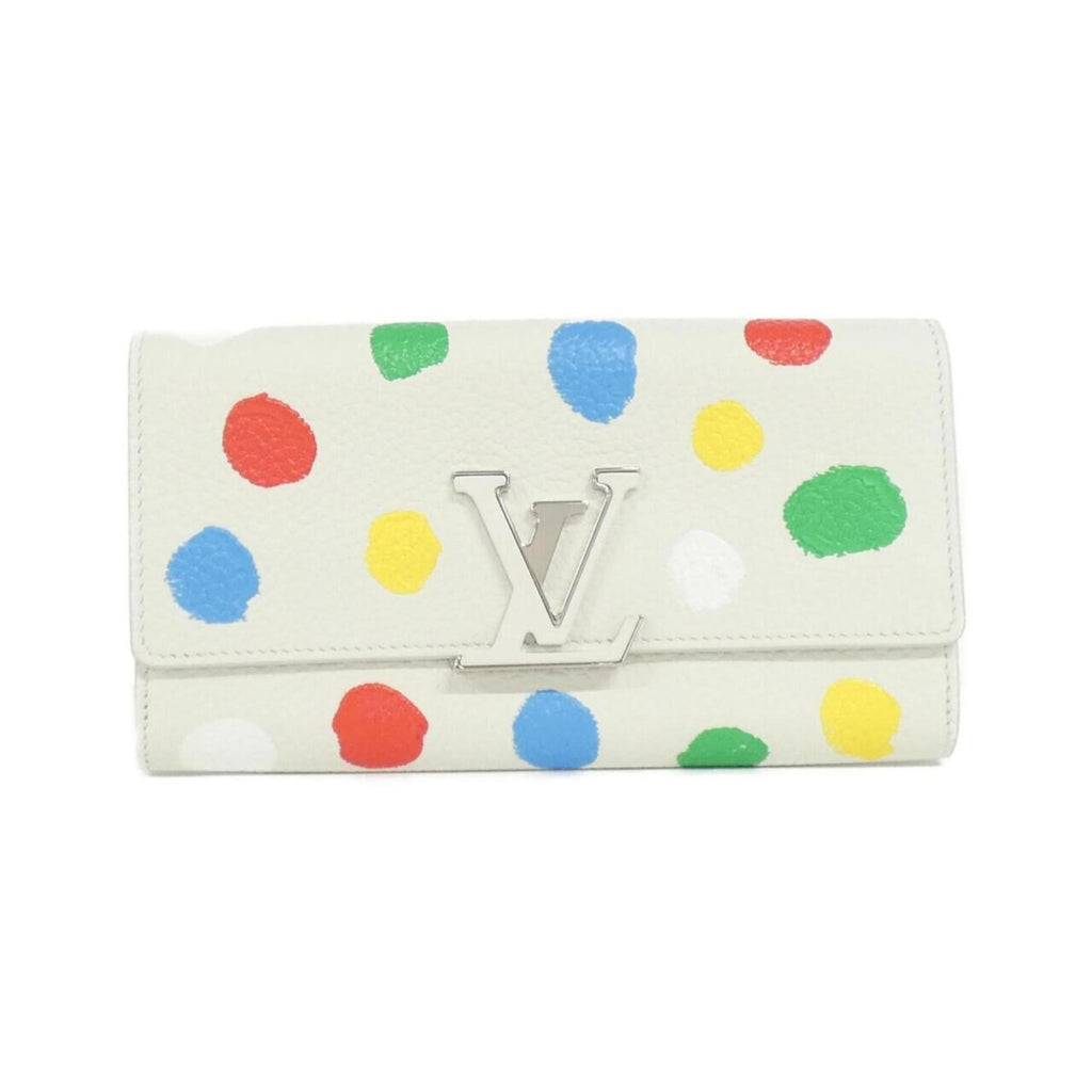 Louis Vuitton Blanc Leather Long Wallet
