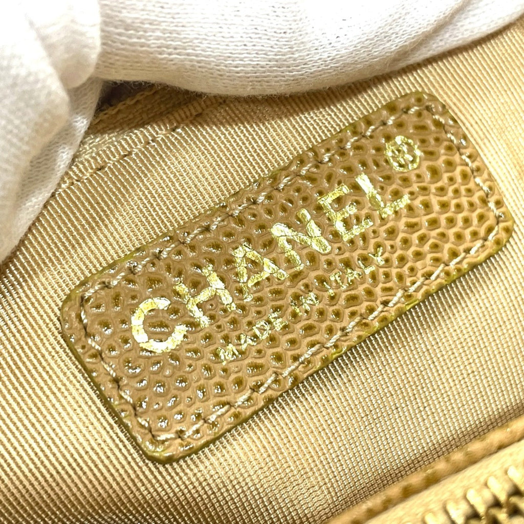 Chanel Beige Leather Tote Bag
