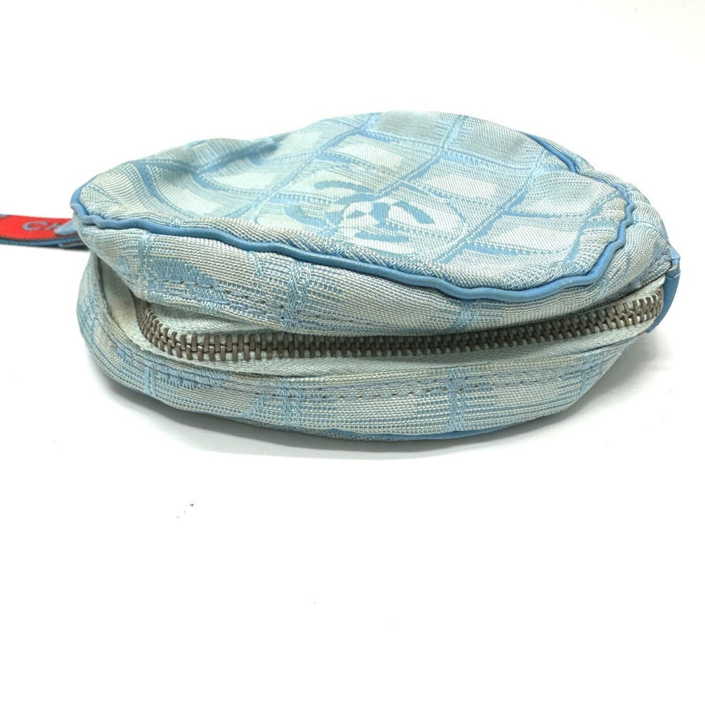Chanel Blue Nylon Pouch