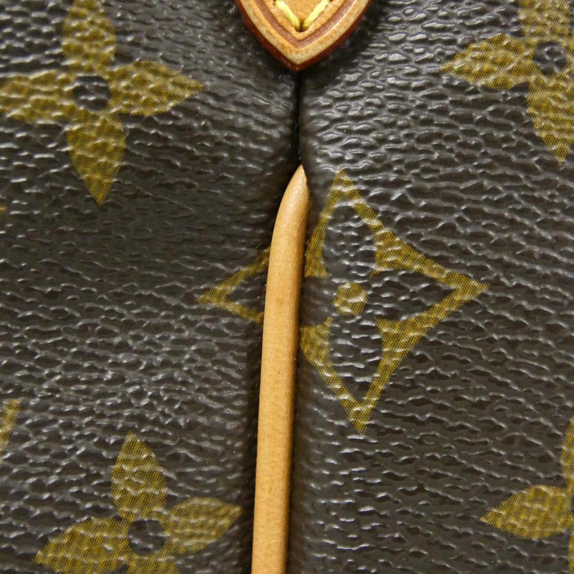 Louis Vuitton Brown Coated Canvas Handbag