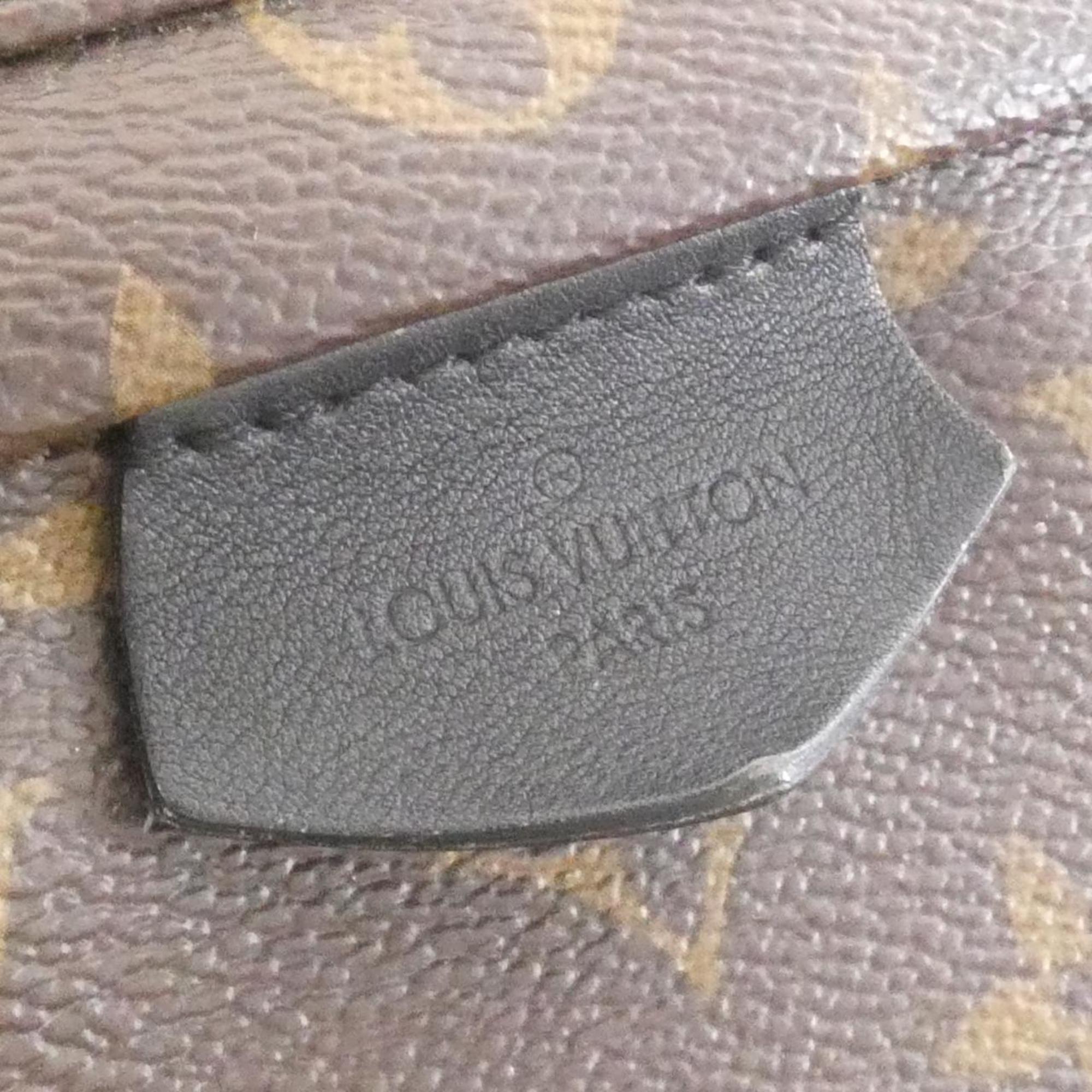 Louis Vuitton Marron Coated Canvas Backpack