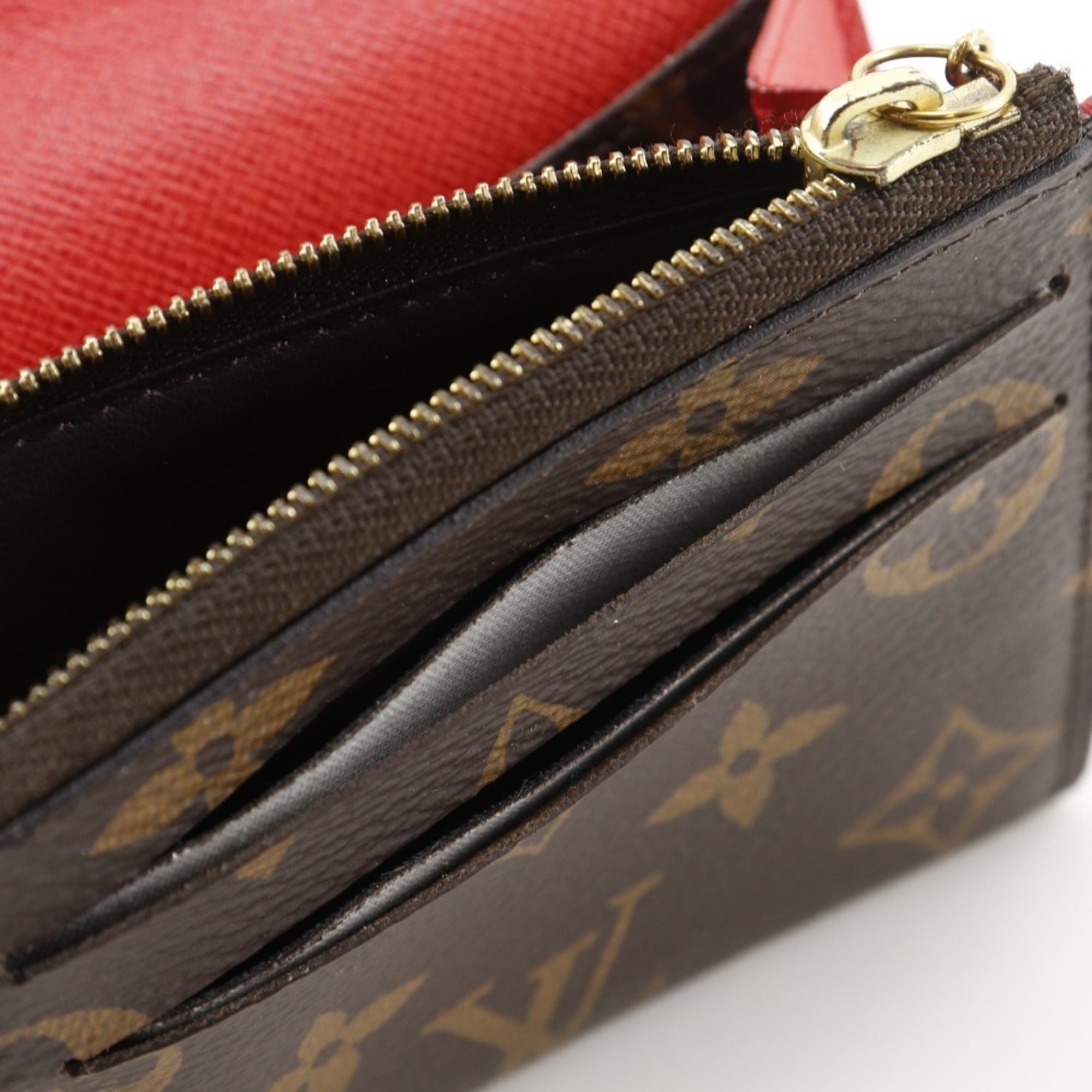 Louis Vuitton Monogram Brown Galle Monogram Monogram Coin Purse/Coin Case