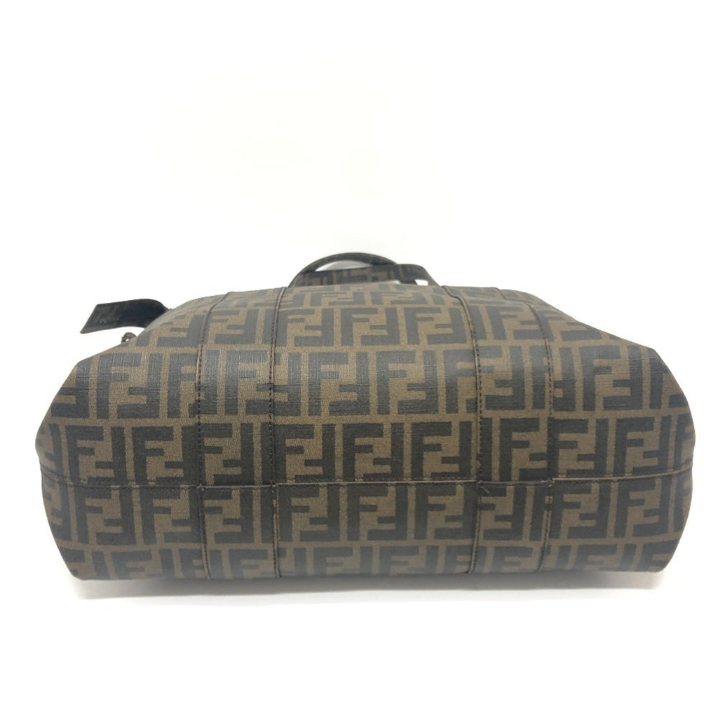 Fendi Brown Pvc Tote Bag