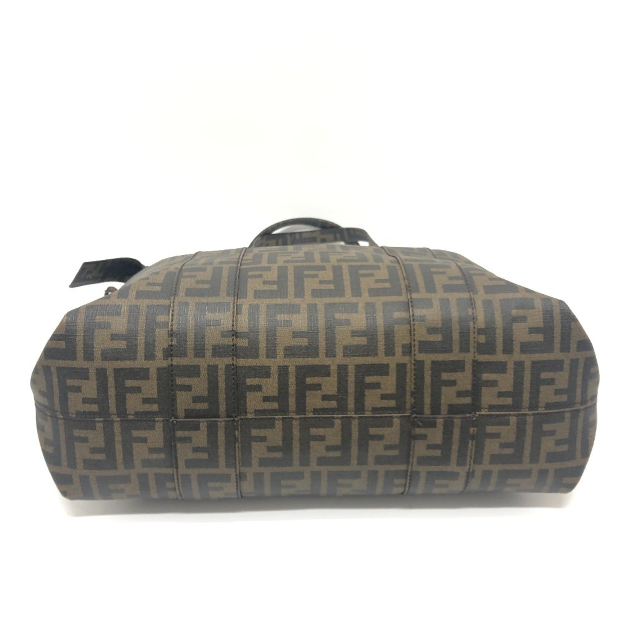Fendi Brown Pvc Tote Bag