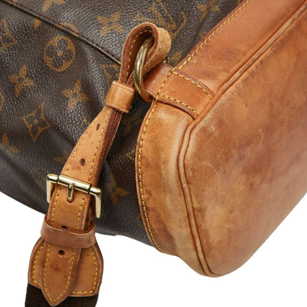 Louis Vuitton Brown Pvc Leather Backpack