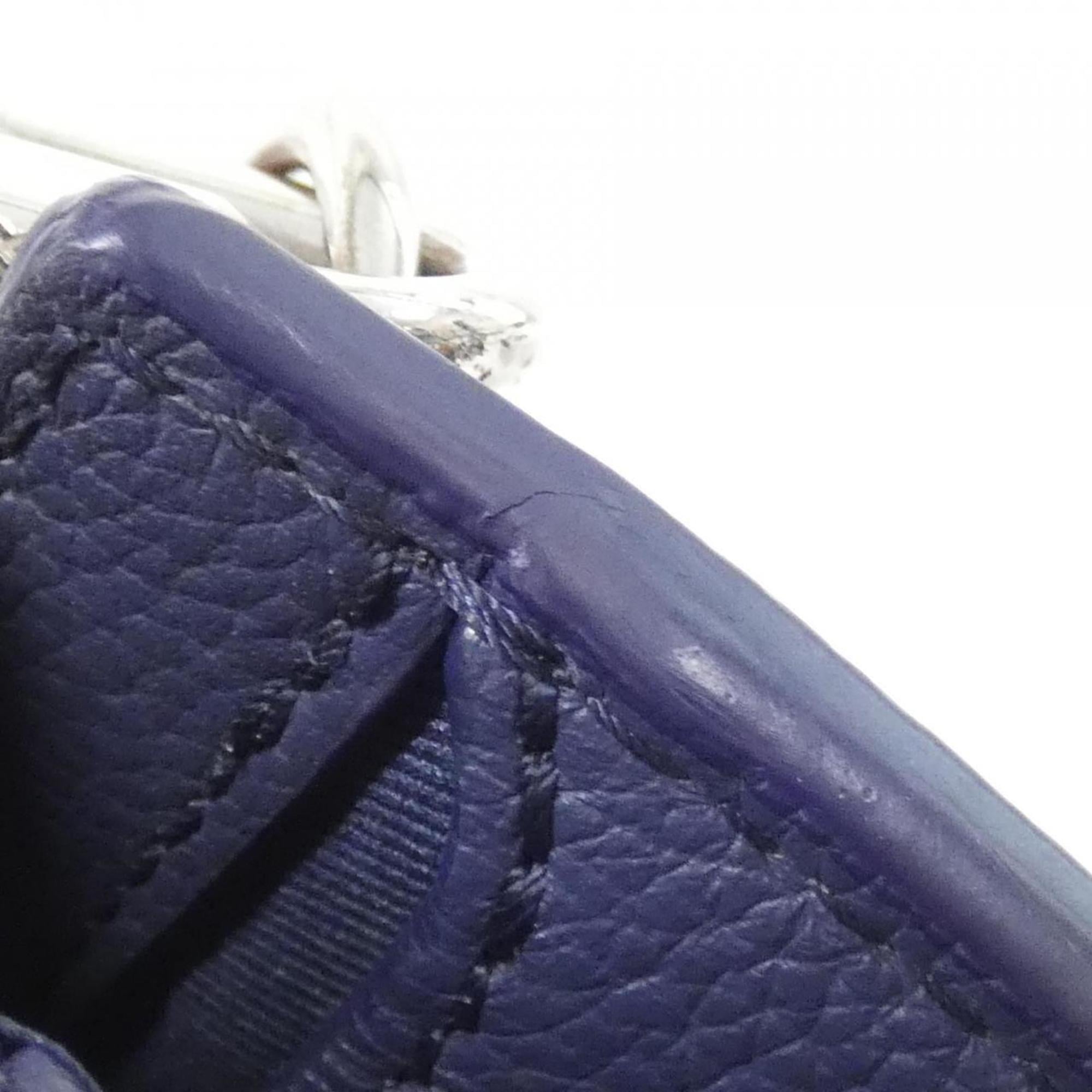 Louis Vuitton Blue Navy Leather Handbag