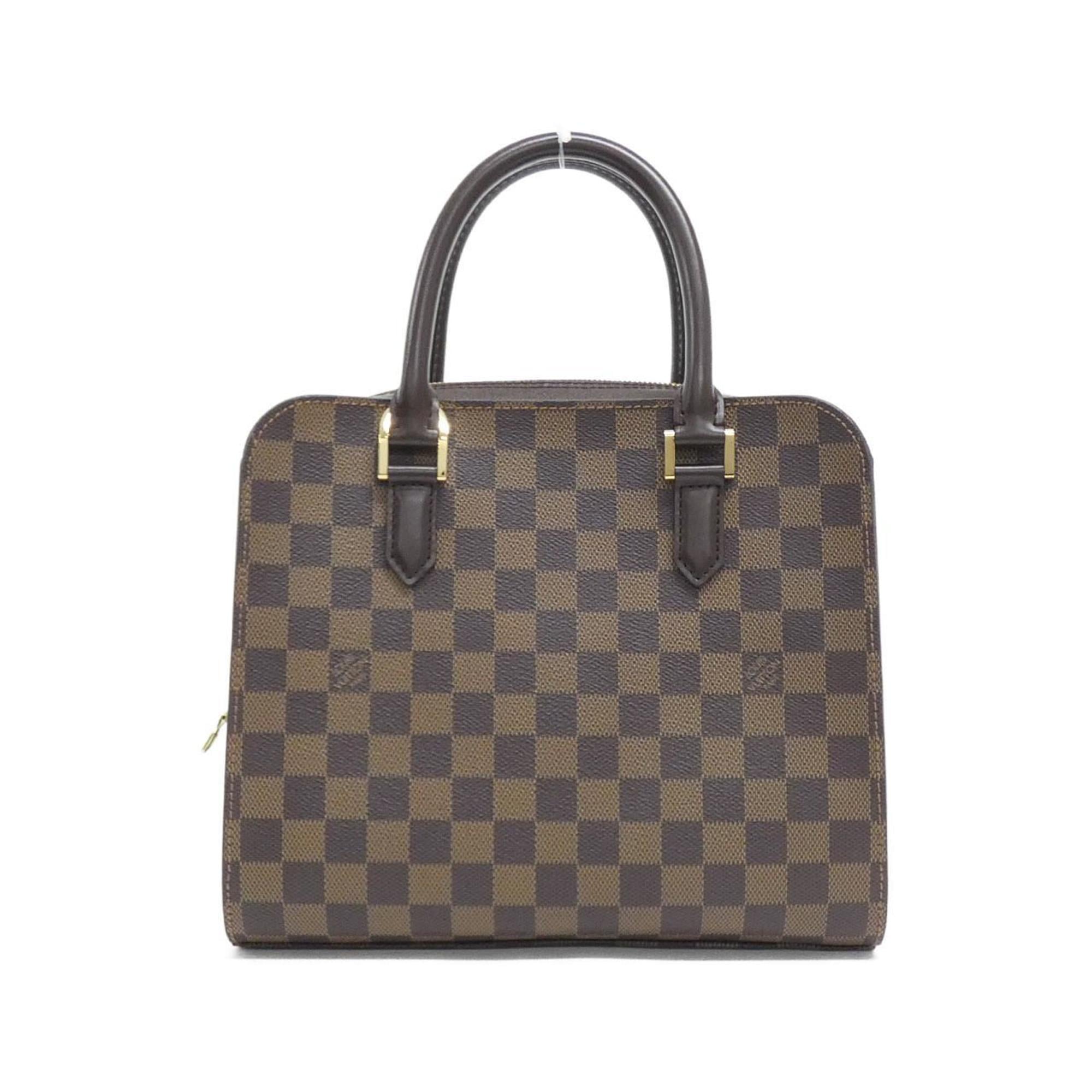 Louis Vuitton Ebene Coated Canvas Handbag