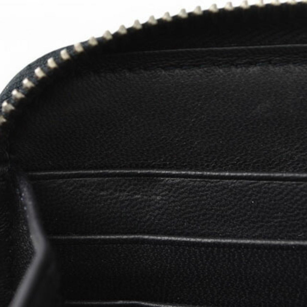 Bottega Veneta Navy Leather Long Wallet (Bi-Fold)