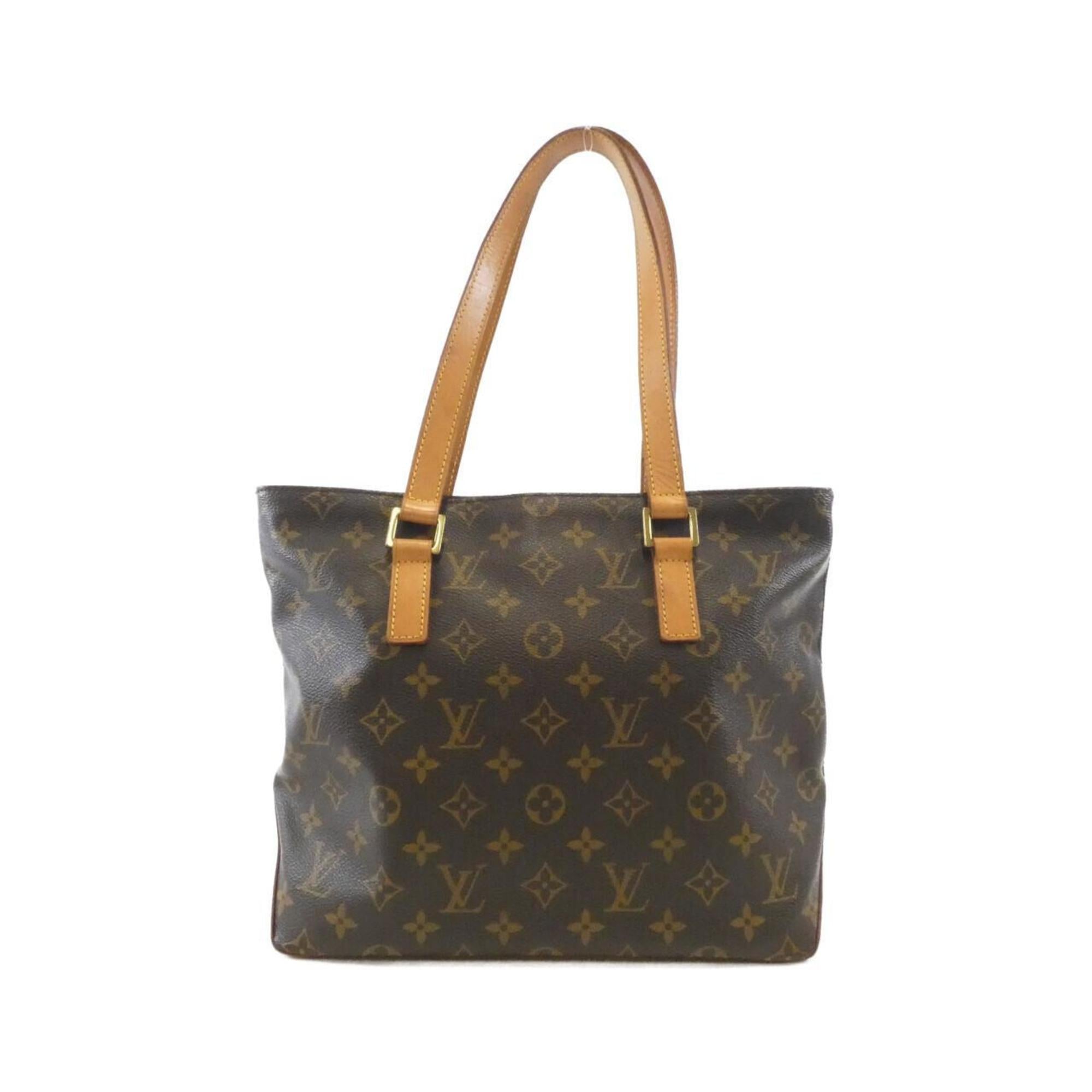 Louis Vuitton Marron Coated Canvas Handbag