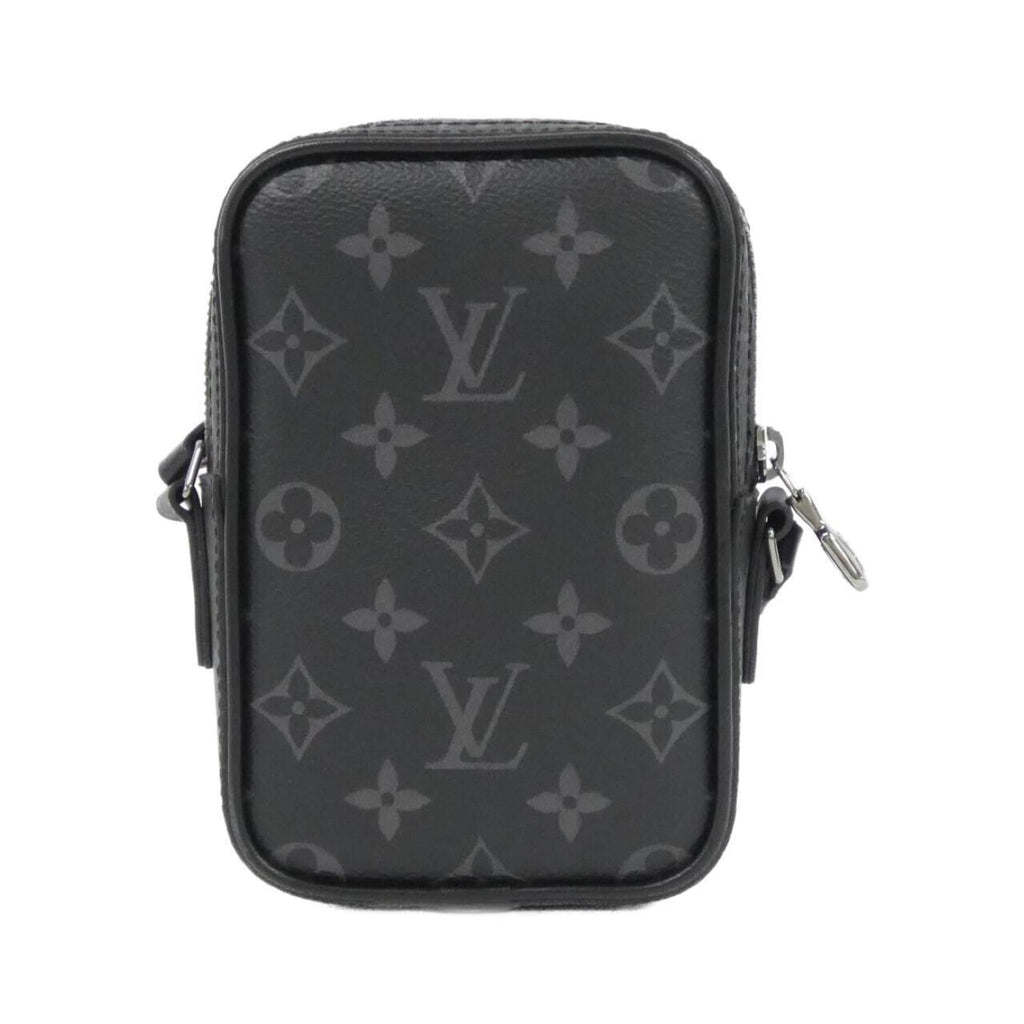 Louis Vuitton Black Coated Canvas Shoulder Bag