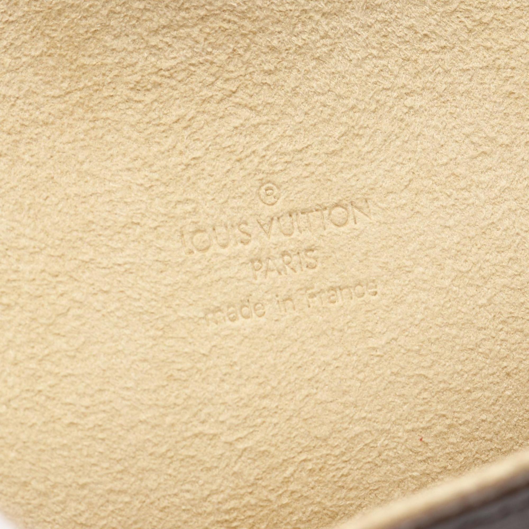 Louis Vuitton Brown Coated Canvas Leather Fanny Pack