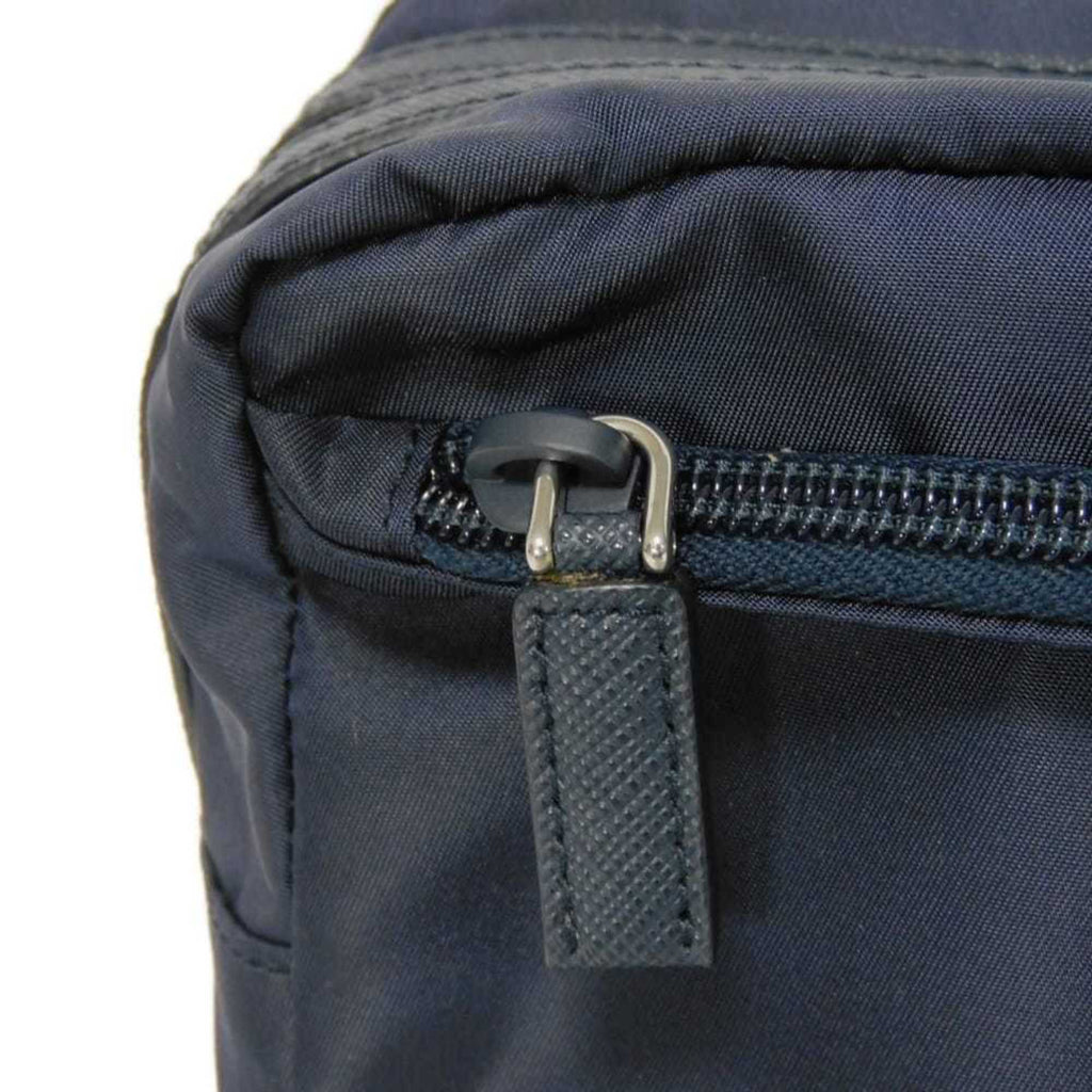 Prada Blue Nylon Clutch Bag Pouch