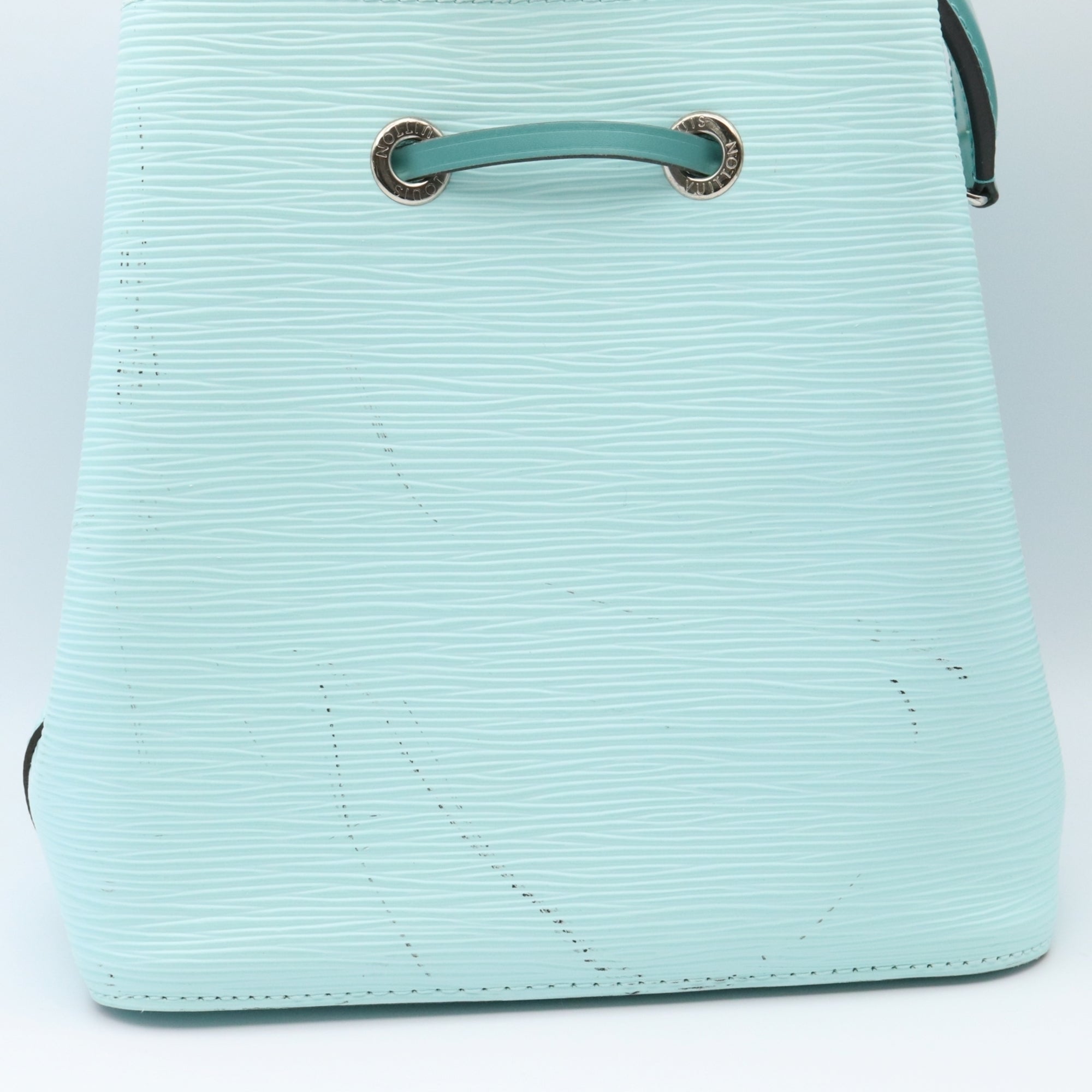 Louis Vuitton Blue Green Epi Leather Handbag