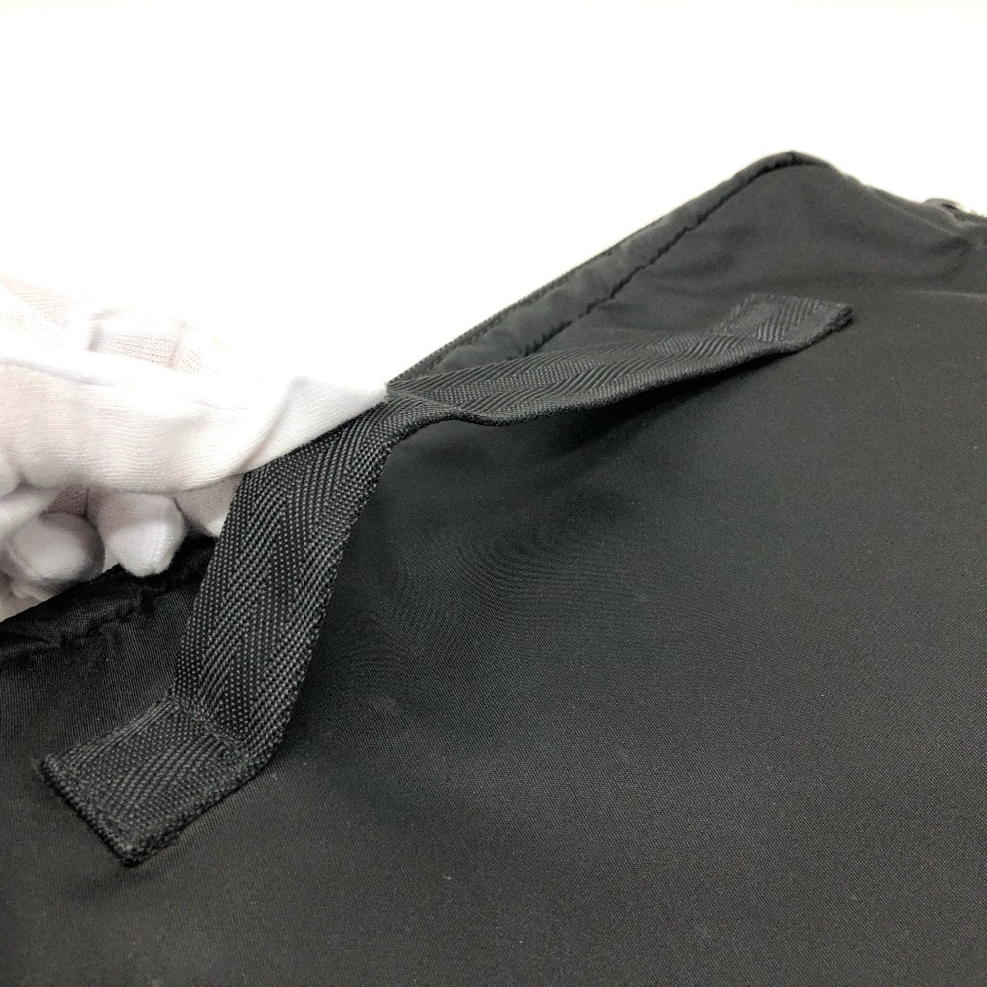 Prada Black Cloth Clutch Bag