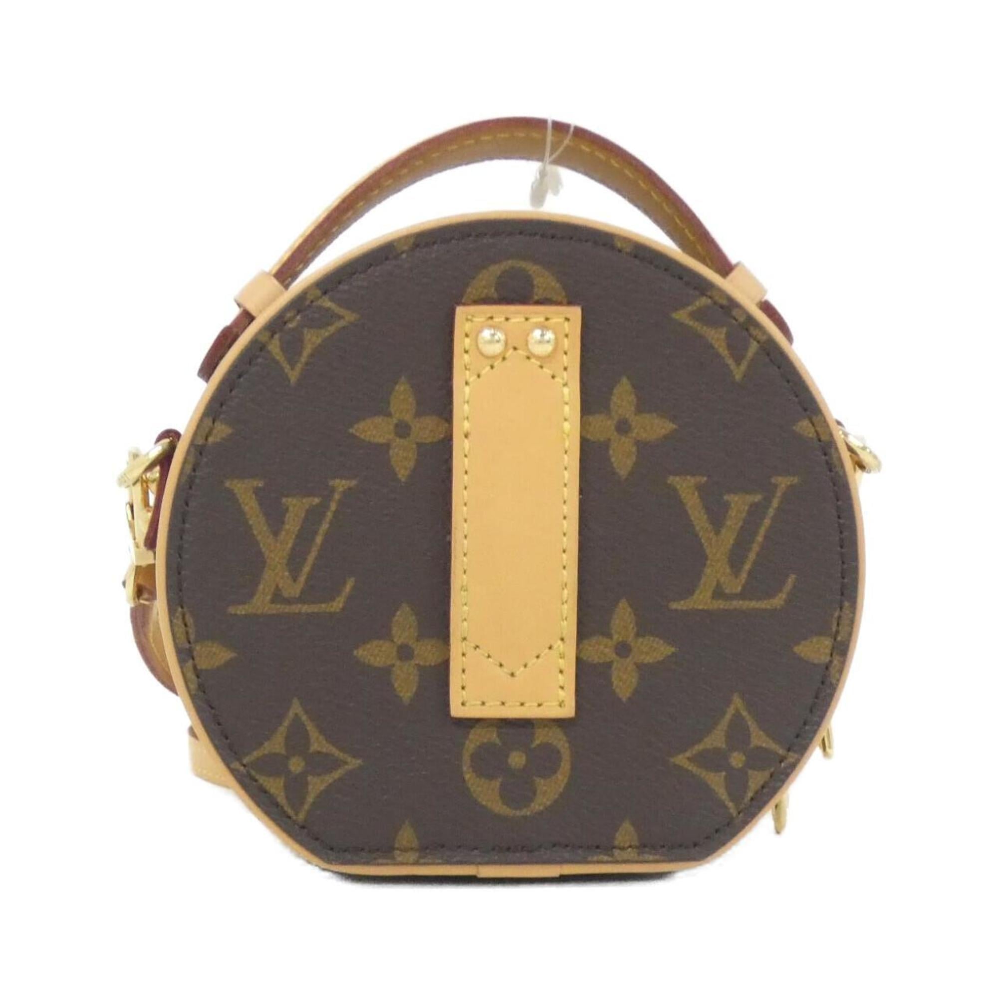 Louis Vuitton Marron Coated Canvas Handbag