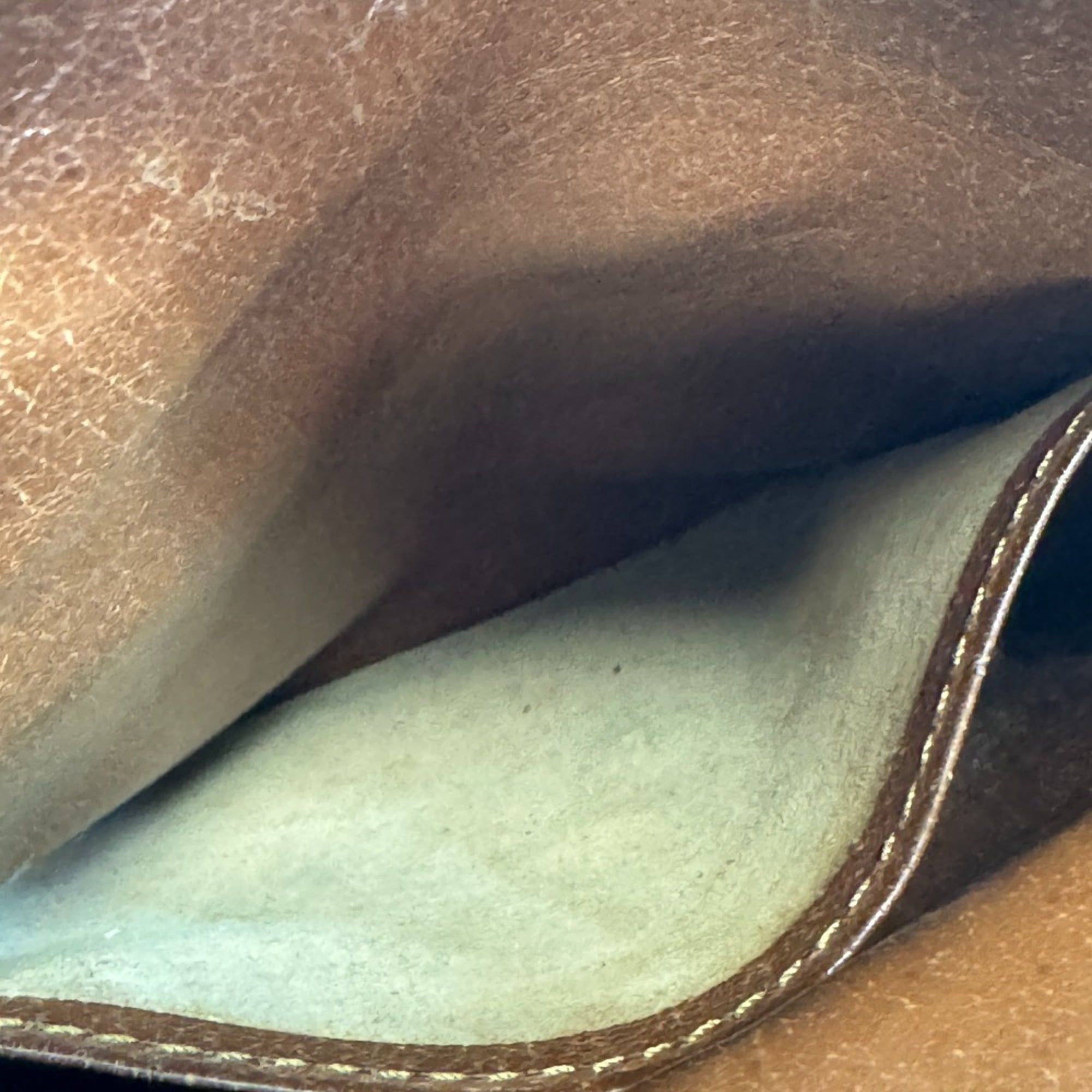 Louis Vuitton Brown Monogram Leather Shoulder Bag