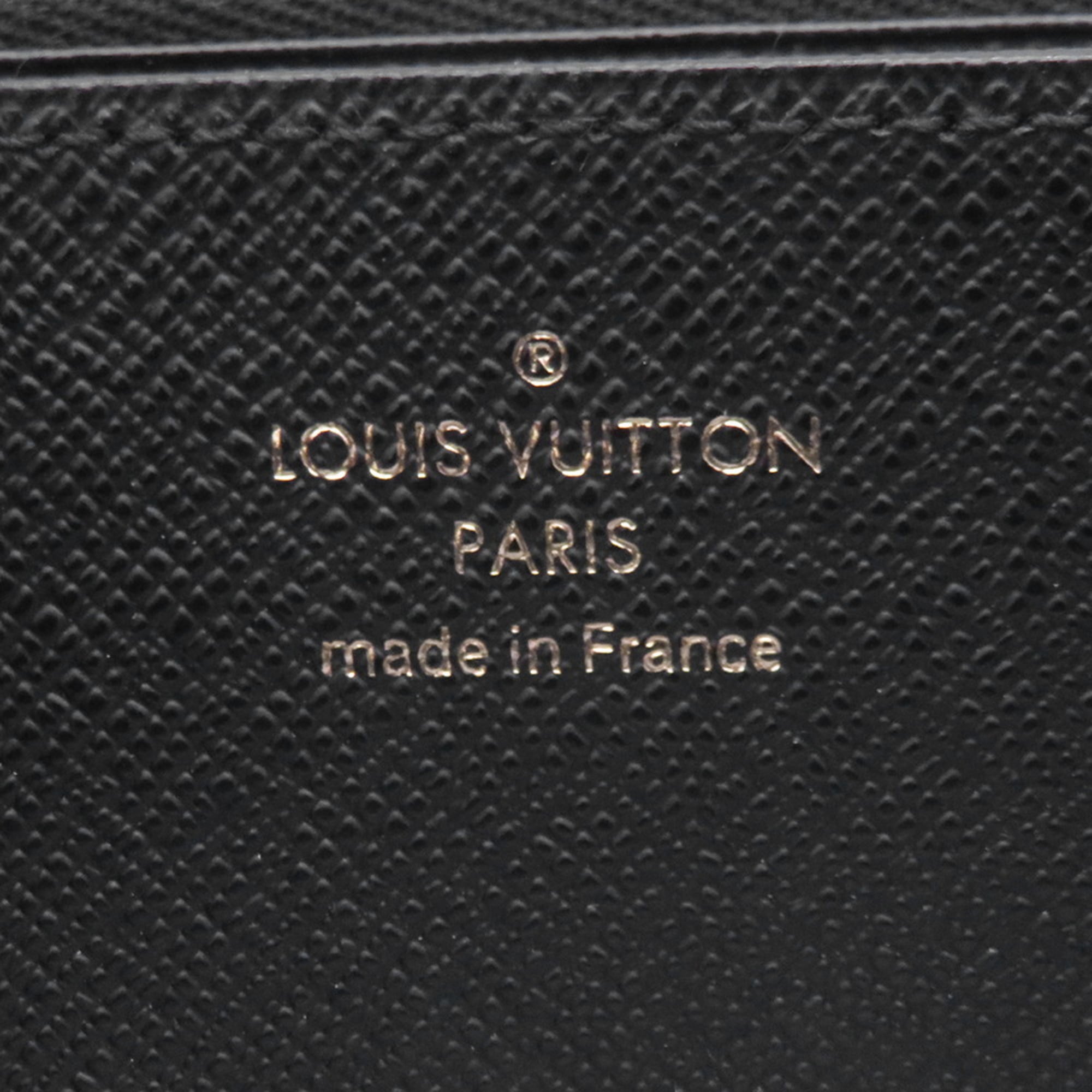Louis Vuitton Black Noir Epi Leather Long Wallet