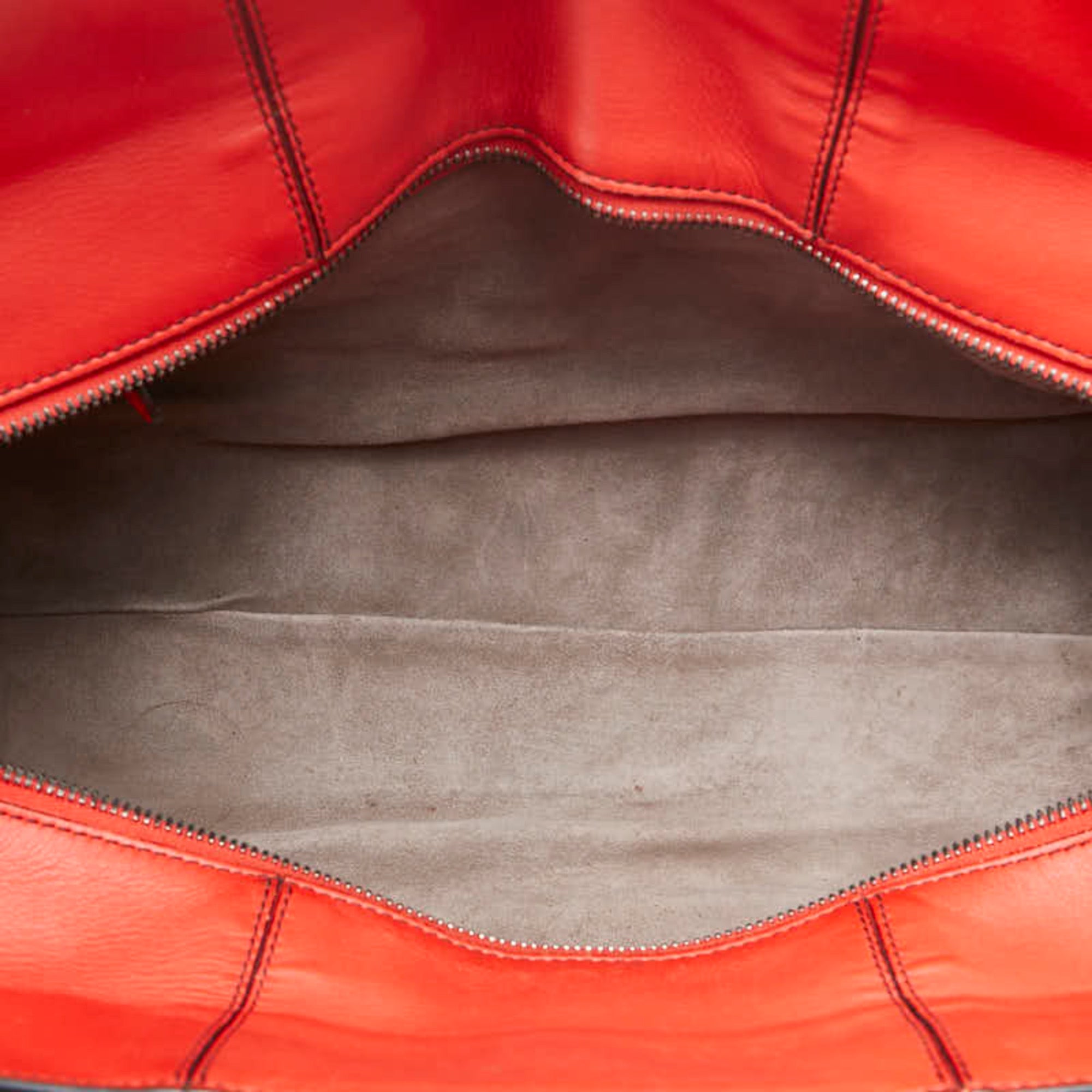 Bottega Veneta Red Color Leather Handbag