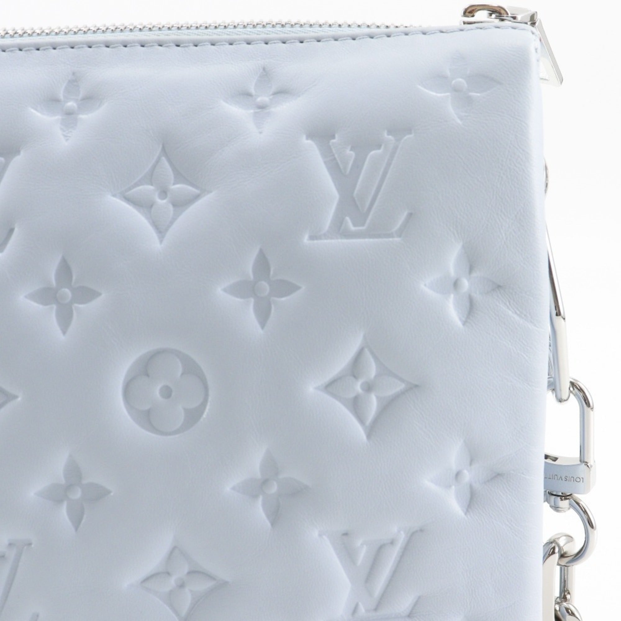 Louis Vuitton Light Blue Monogram Shoulder Bag