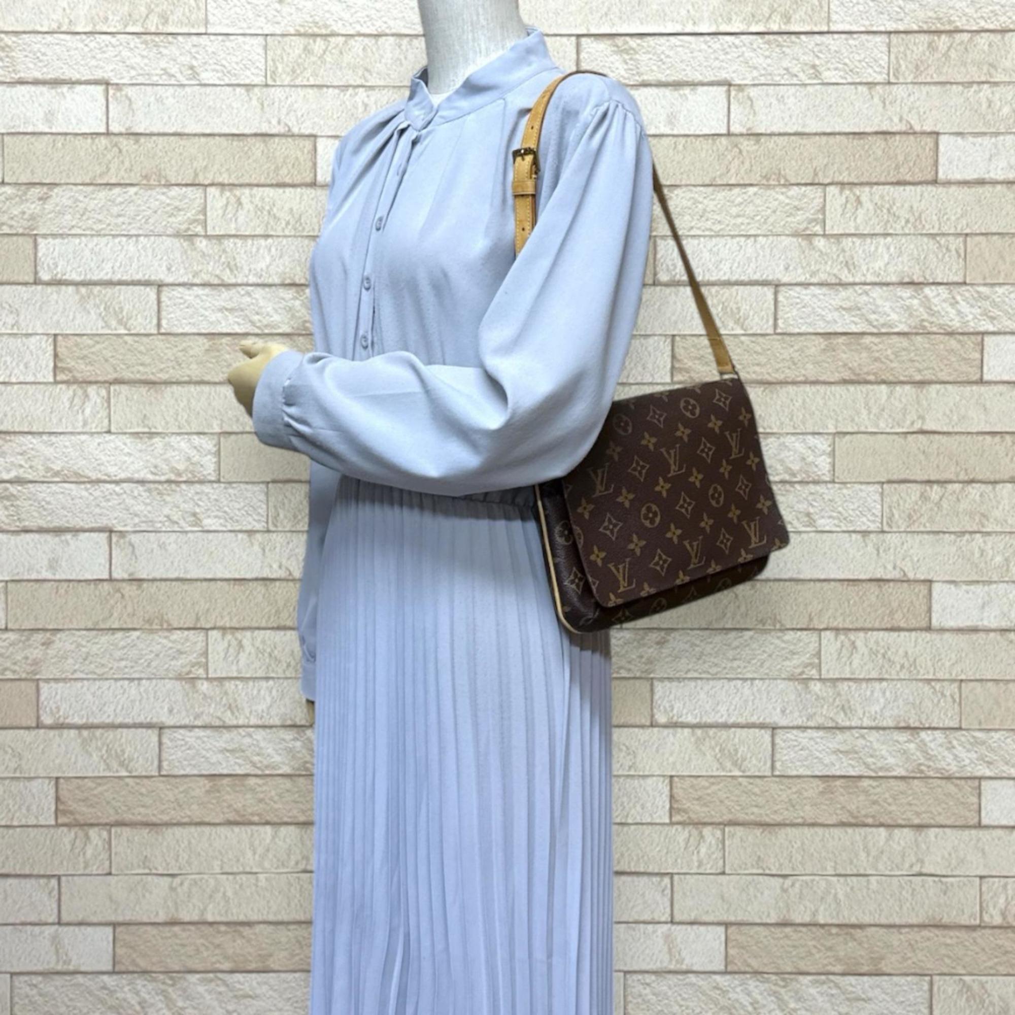 Louis Vuitton Brown Monogram Canvas Shoulder Bag