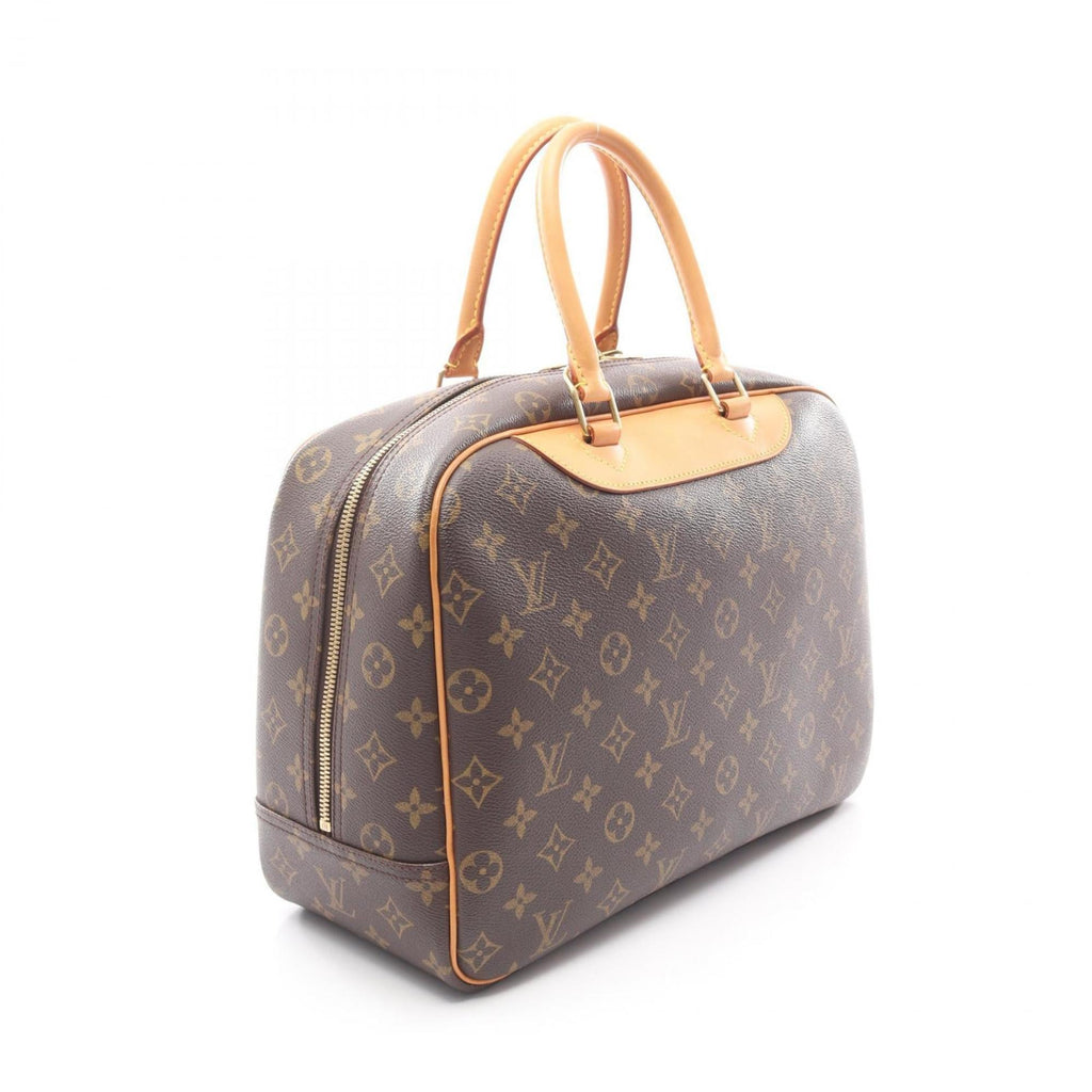 Louis Vuitton Brown Coated Canvas Leather Handbag