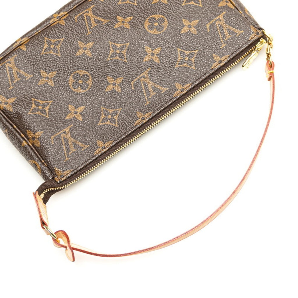 Louis Vuitton Brown Pvc Leather Handbag Pochette