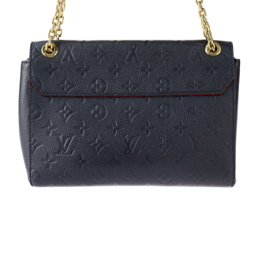 Louis Vuitton Monogram Empreinte Marine Rouge Leather Handbag Pochette Shoulder Bag
