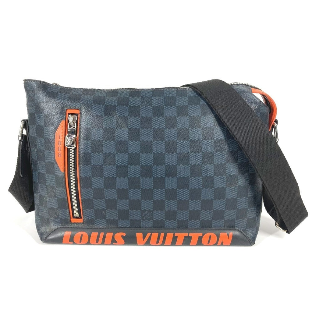 Louis Vuitton Galle Navy Orange Damier Canvas Messenger Bag Shoulder Bag