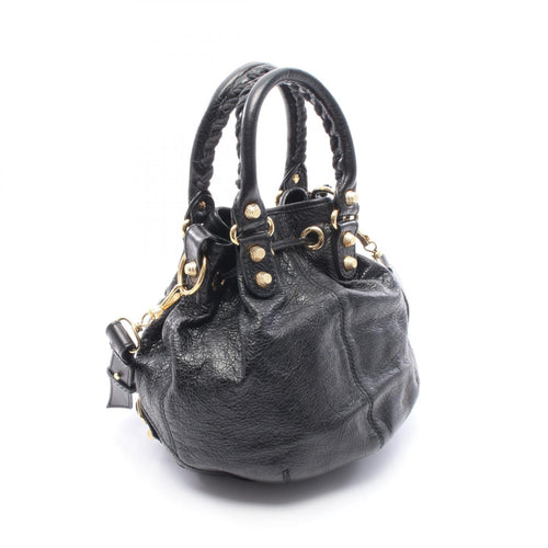 Balenciaga Black Leather Hand