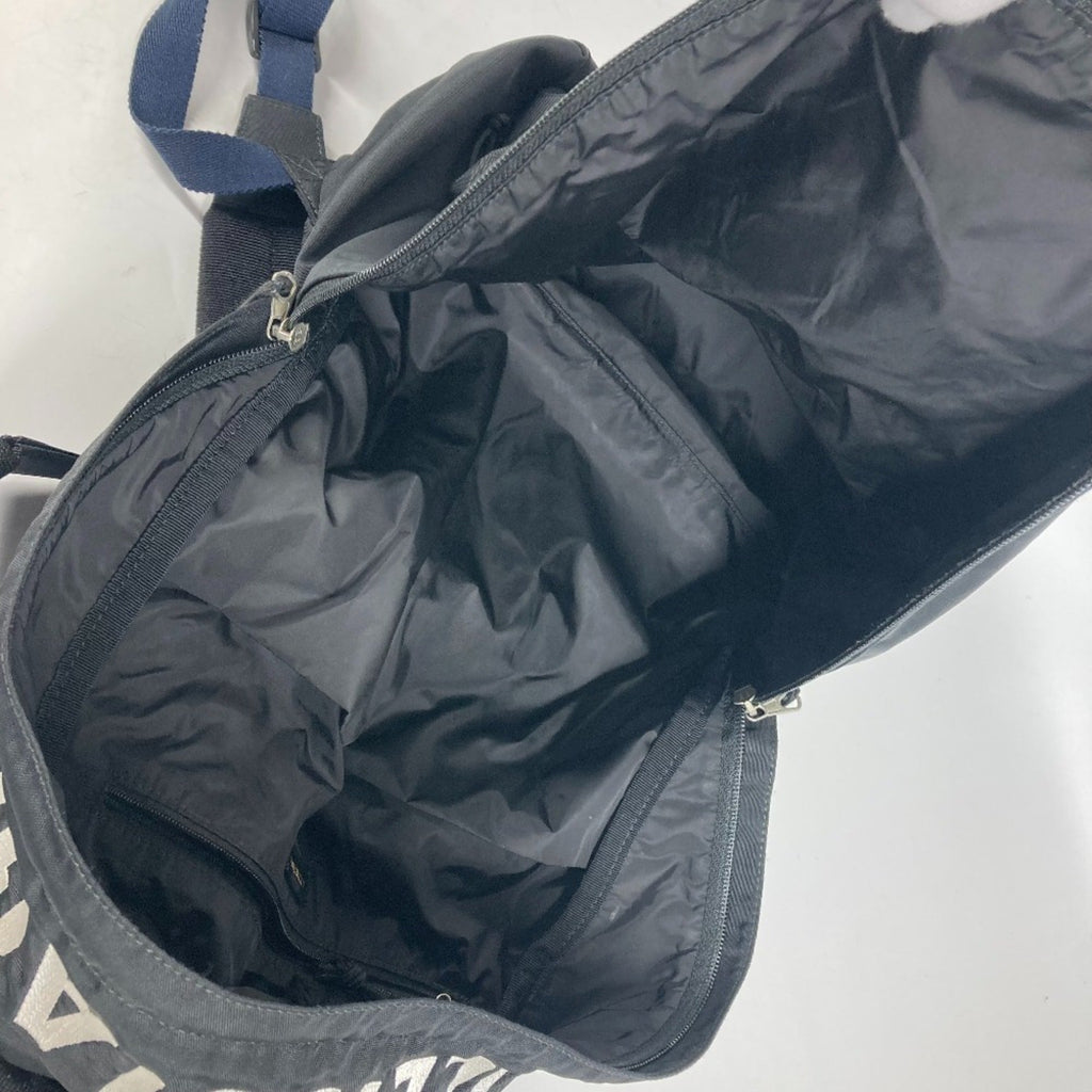 Balenciaga Black Cloth Backpack