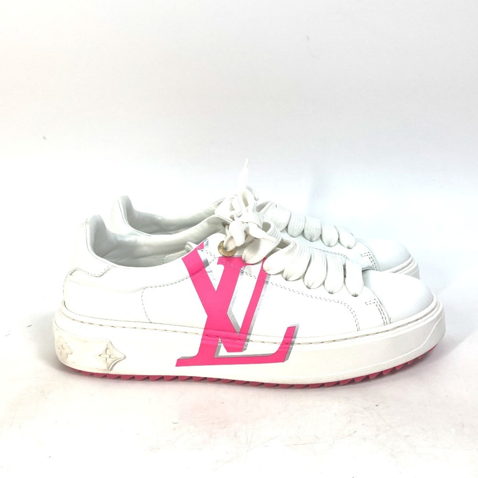 Louis Vuitton Pink White Sneakers