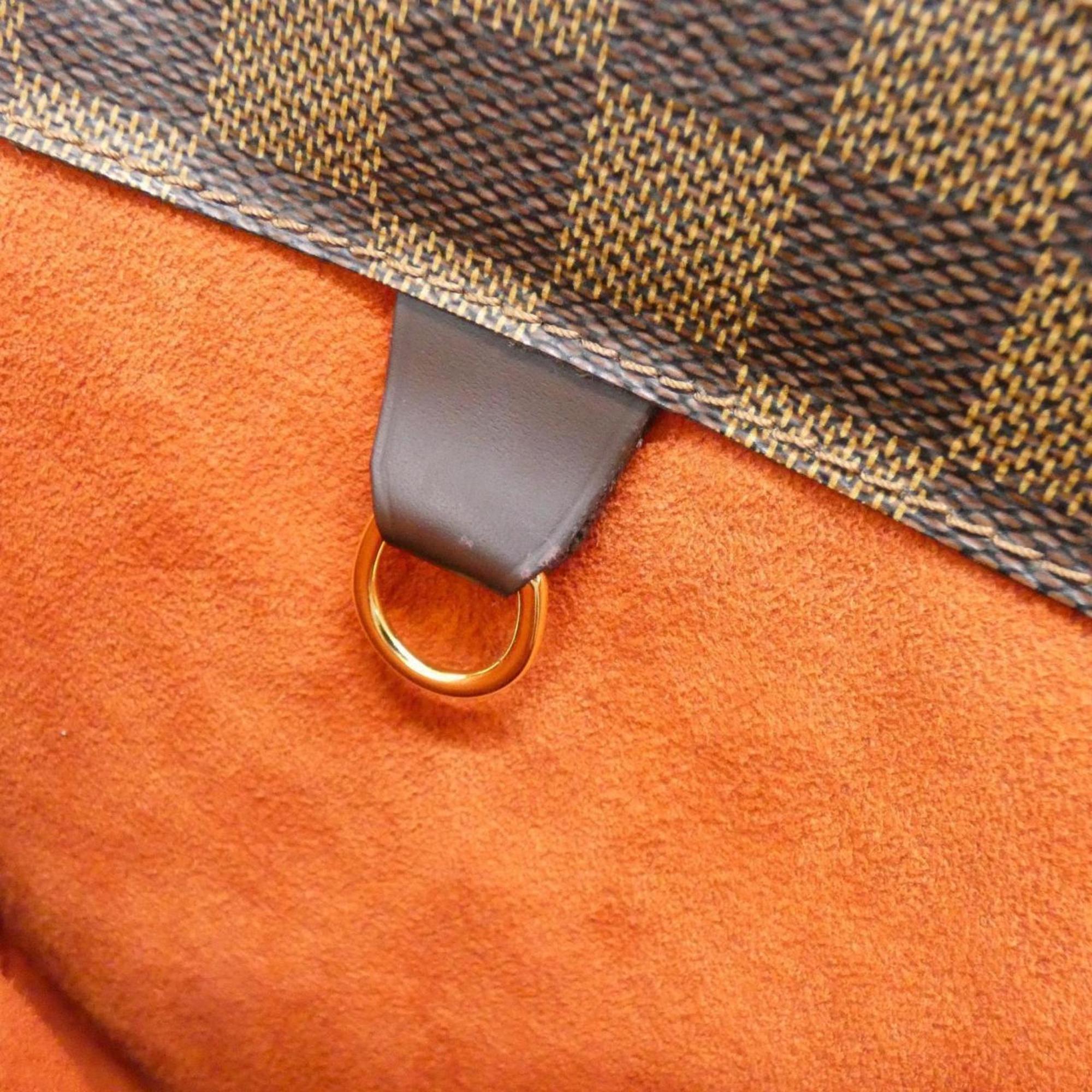 Louis Vuitton Brown Coated Canvas Handbag