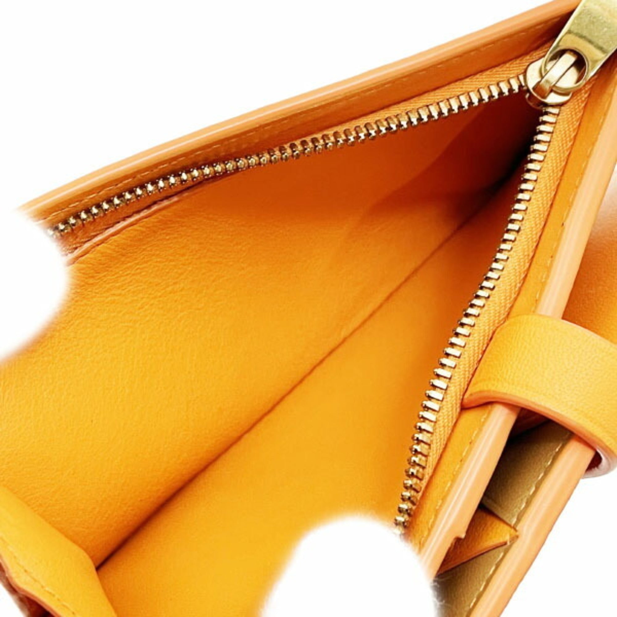 Bottega Veneta Light Brown Orange Leather Wallet (Bi-Fold)