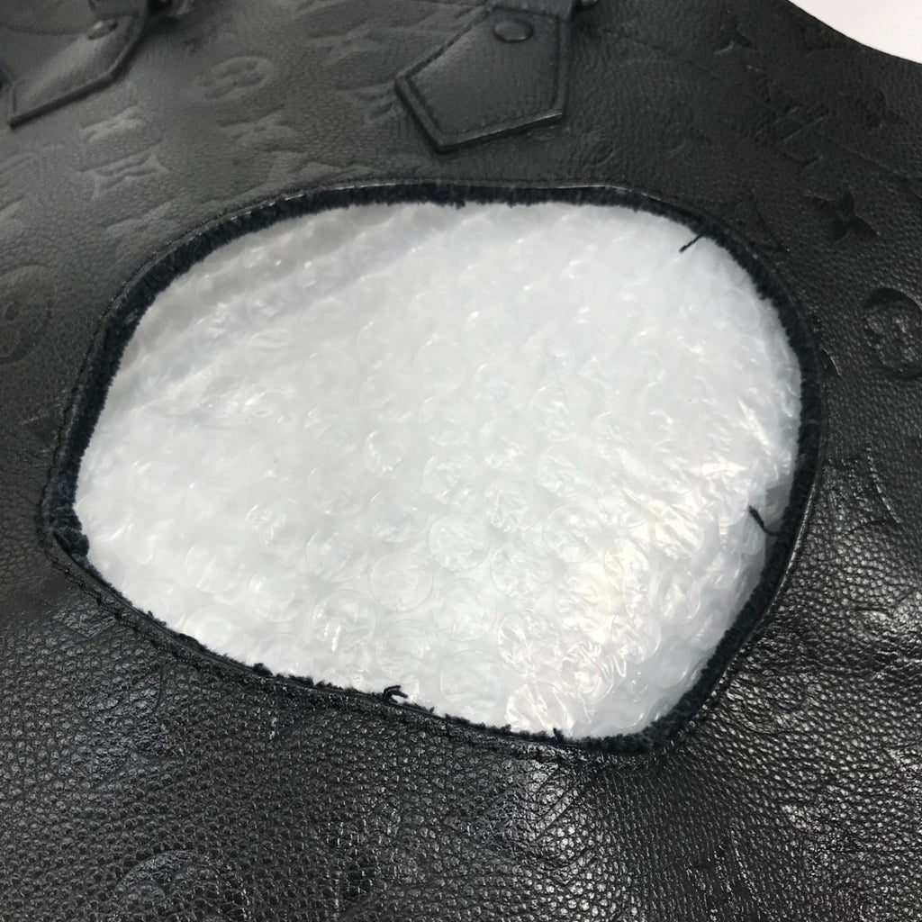 Louis Vuitton Black Noir Monogram Empreinte Shoulder Bag Tote Bag