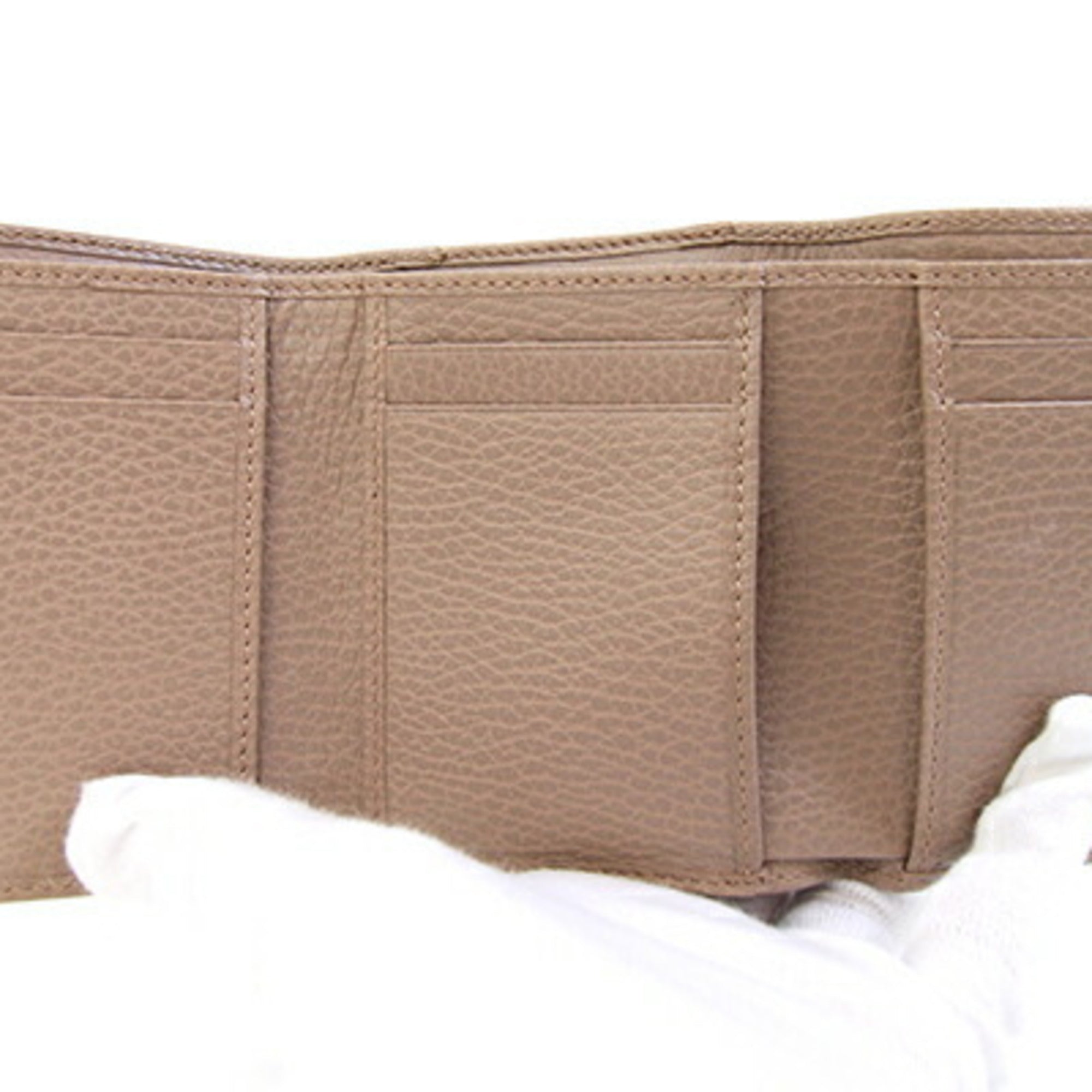 Gucci Leather Wallet (Tri-Fold) (Pre-Owned)